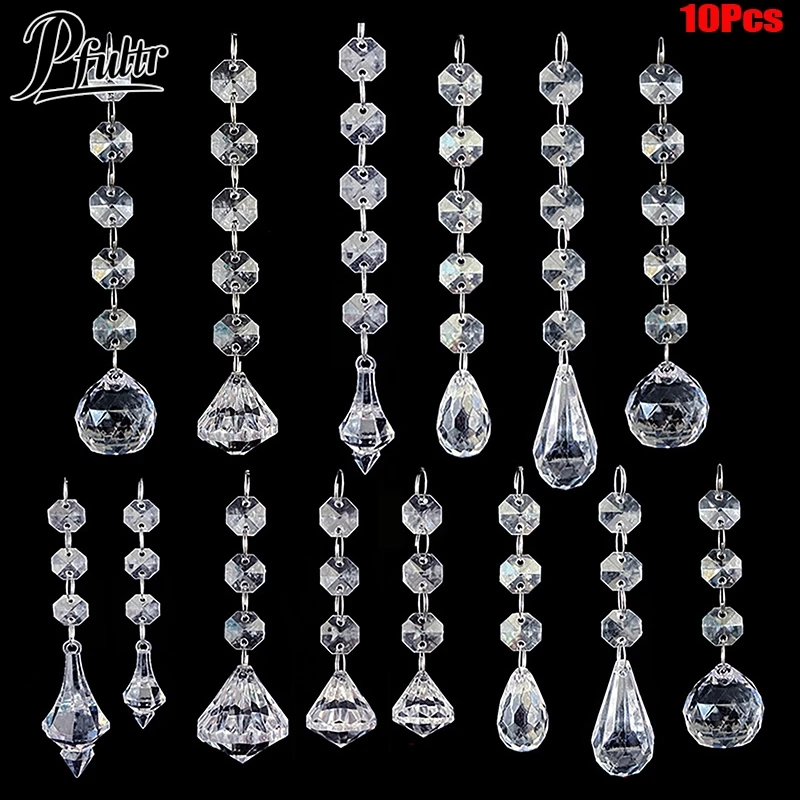 Hot 10Pcs Acrylic Crystal Beads Pendant Garland Chandelier Hanging Party Wedding Decoration Tables Centerpieces Curtain DIY
Hot 10Pcs Acrylic Crystal Beads Pendant Garland Chandelier Hanging Party Wedding Decoration Tables Centerpieces Curtain DIY