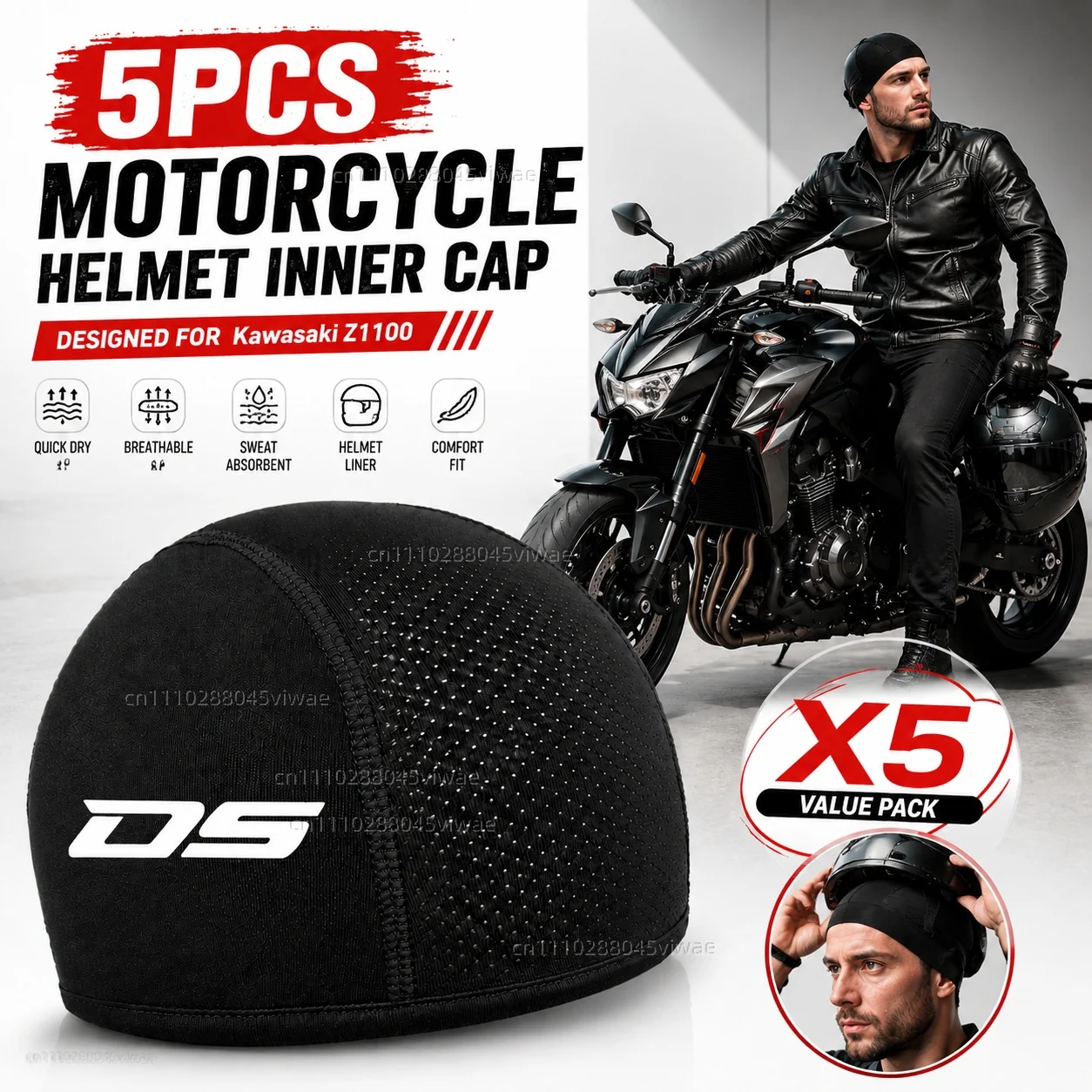 5pcs Motorcycle Helmet Inner Cap Hat Quick Dry Breathable Hat Racing Cap Cooling For Voge DSX DS800X DSX900 525DSX 900DSX 625DSX
5pcs Motorcycle Helmet Inner Cap Hat Quick Dry Breathable Hat Racing Cap Cooling For Voge DSX DS800X DSX900 525DSX 900DSX 625DSX