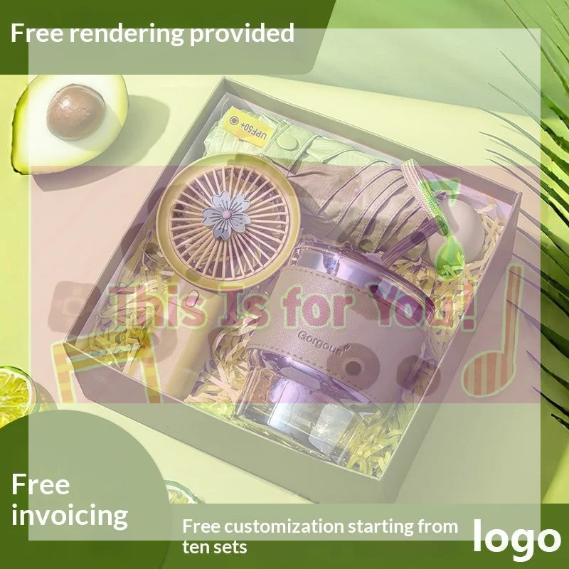 【MA】Green Summer Gift Box With Portable Handheld Fan UPF50 Sun Umbrella Glass Tumbler For Employee Welfare Outdoor Use
【MA】Green Summer Gift Box With Portable Handheld Fan UPF50 Sun Umbrella Glass Tumbler For Employee Welfare Outdoor Use