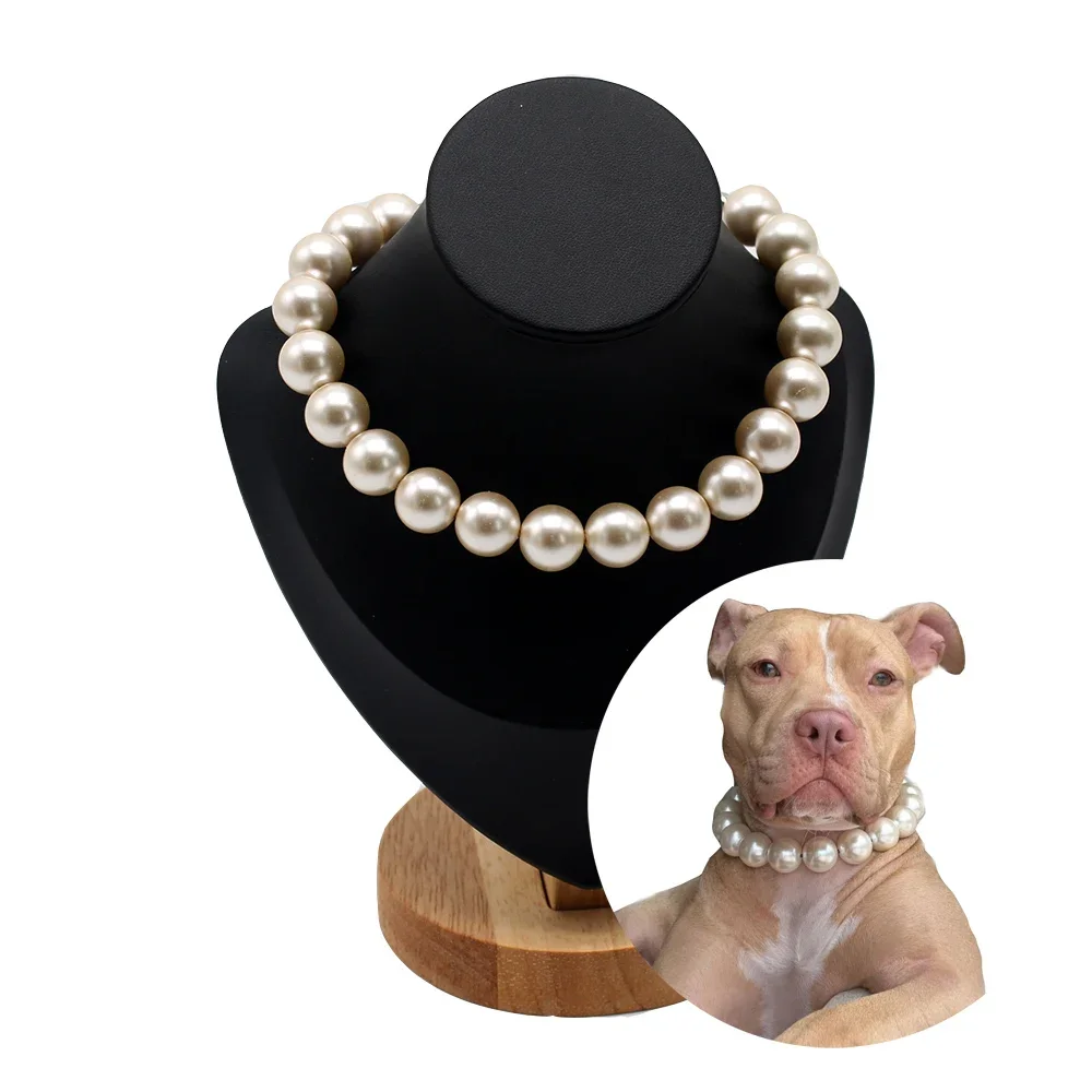 Dog Pearl Collars for Large Dogs Cats Pet Necklace Jewelry Chihuahua Yorkie Girl Clothing Dress Costume Accessories Wire Rope
Dog Pearl Collars for Large Dogs Cats Pet Necklace Jewelry Chihuahua Yorkie Girl Clothing Dress Costume Accessories Wire Rope