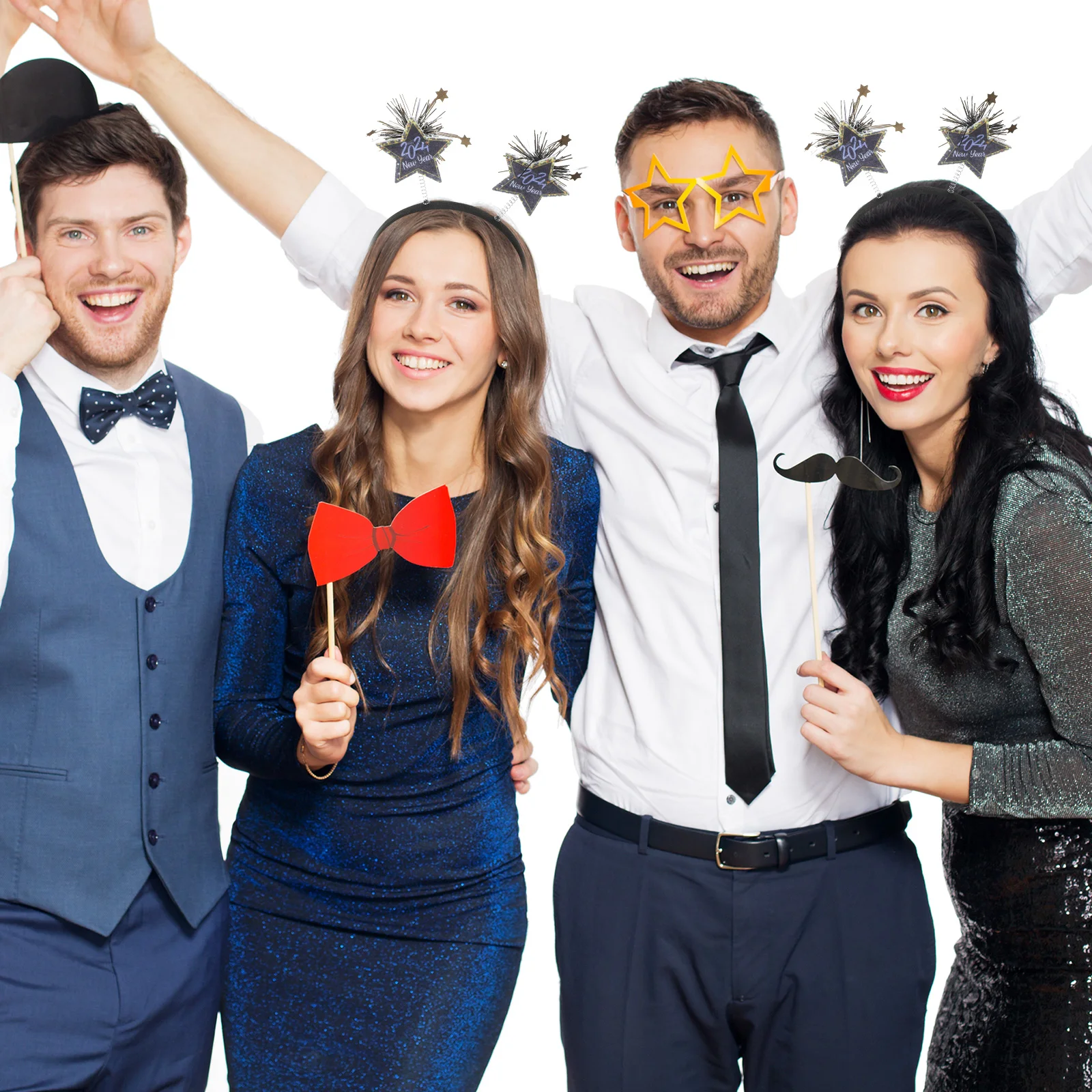 2024 New Year Party Supplies Headband Stylish Hair Decor for Christmas Eve Celebration Festival Costume Accessories Photo Props
2024 New Year Party Supplies Headband Stylish Hair Decor for Christmas Eve Celebration Festival Costume Accessories Photo Props