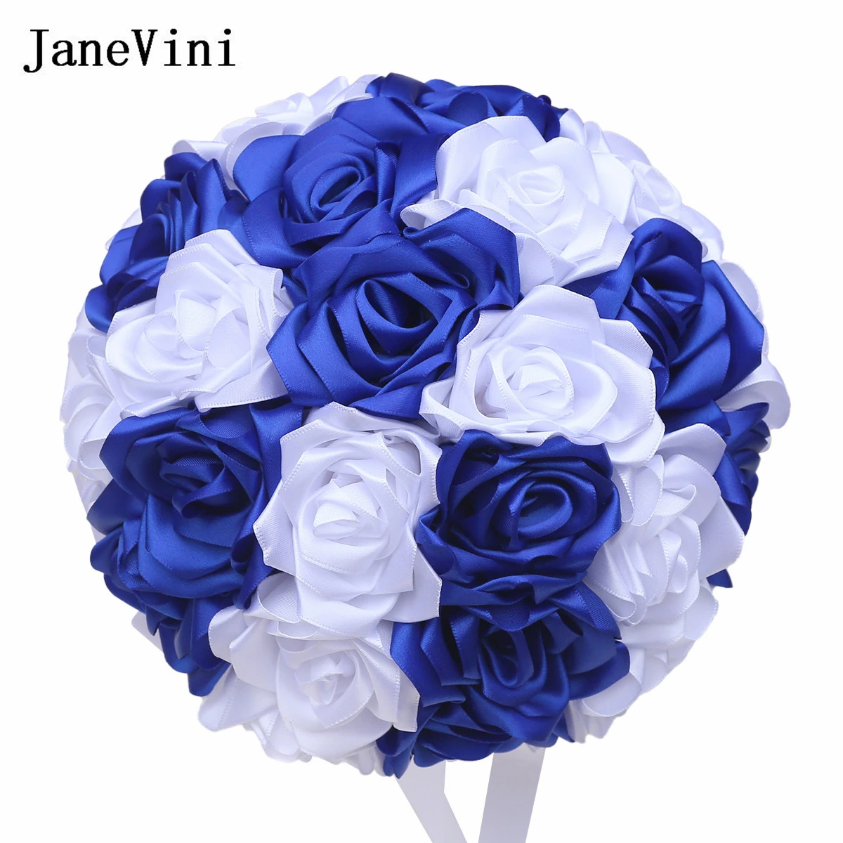 JaneVini Royal Blue White Roses Flowers Wedding Bouquet Handmade Bride Accessories Bridal Bouquet for Quinceanera Celebrations
JaneVini Royal Blue White Roses Flowers Wedding Bouquet Handmade Bride Accessories Bridal Bouquet for Quinceanera Celebrations