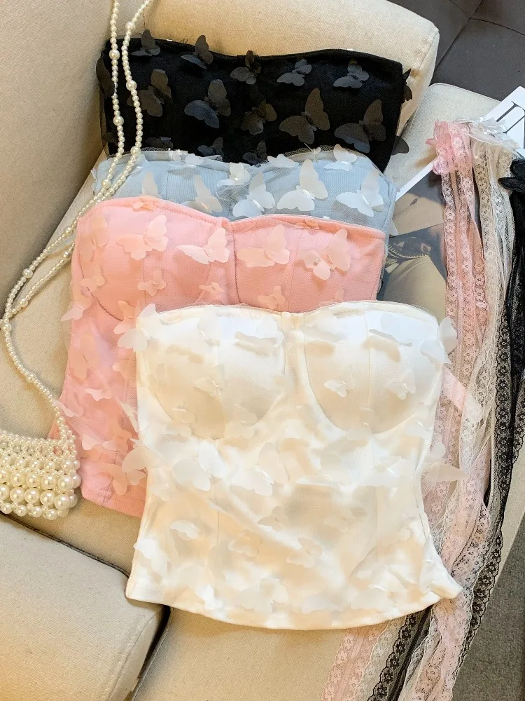 Sexy Mesh Strap Vest Short Style Knot Slimming Versatile Top for Women Spring Season Anti-Aging Girl Style Clothing
Sexy Mesh Strap Vest Short Style Knot Slimming Versatile Top for Women Spring Season Anti-Aging Girl Style Clothing