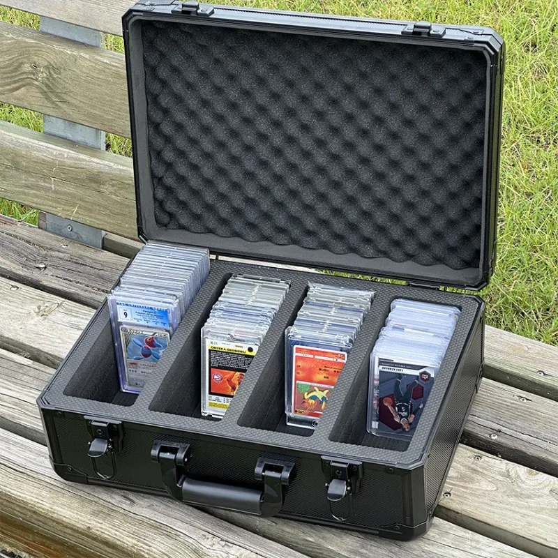 Suitable for PSA/CGC Rating Card Storage Box for BGS Cards Hard Shell Storage Boxes Organizer Suitcase Lockable Card Games
Suitable for PSA/CGC Rating Card Storage Box for BGS Cards Hard Shell Storage Boxes Organizer Suitcase Lockable Card Games