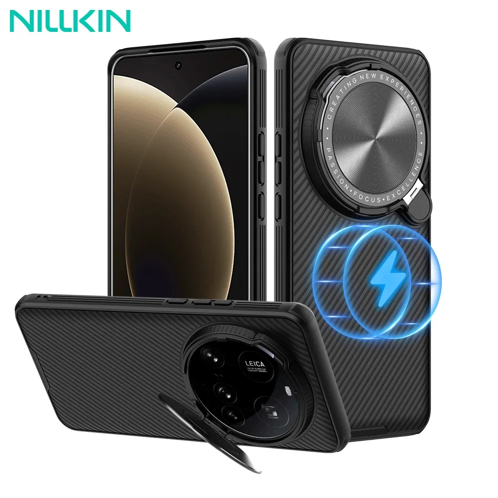 NILLKIN For Xiaomi 15 Ultra Magsafe Case CamShield Prop With Camera Holder Shockproof Back Cover For Mi 15 Ultra Magnetic Cases
NILLKIN For Xiaomi 15 Ultra Magsafe Case CamShield Prop With Camera Holder Shockproof Back Cover For Mi 15 Ultra Magnetic Cases