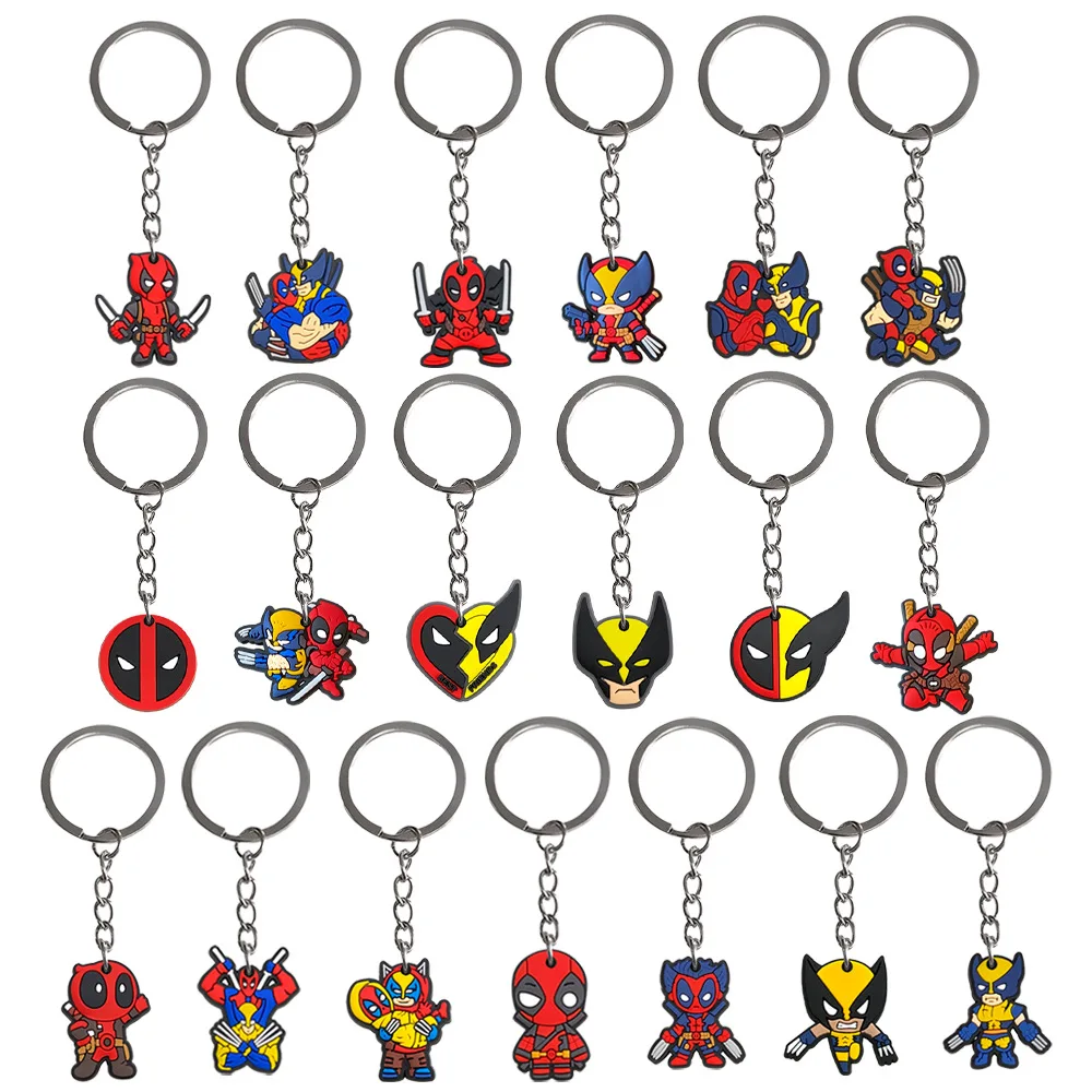 Wolverine and Deadpool Backpack Keychain PVC Soft Rubber DIY Jewelry Small Gift Y2k Fashion Toys Anime Cartoon Frind Kawaii
Wolverine and Deadpool Backpack Keychain PVC Soft Rubber DIY Jewelry Small Gift Y2k Fashion Toys Anime Cartoon Frind Kawaii