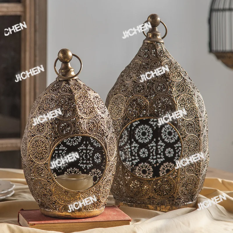 American Hollow Carved Candlestick Retro Wrought Iron Ornament B & B Living Room Entrance Atmosphere Layout Bar Jewelry HomeXXH
American Hollow Carved Candlestick Retro Wrought Iron Ornament B & B Living Room Entrance Atmosphere Layout Bar Jewelry HomeXXH