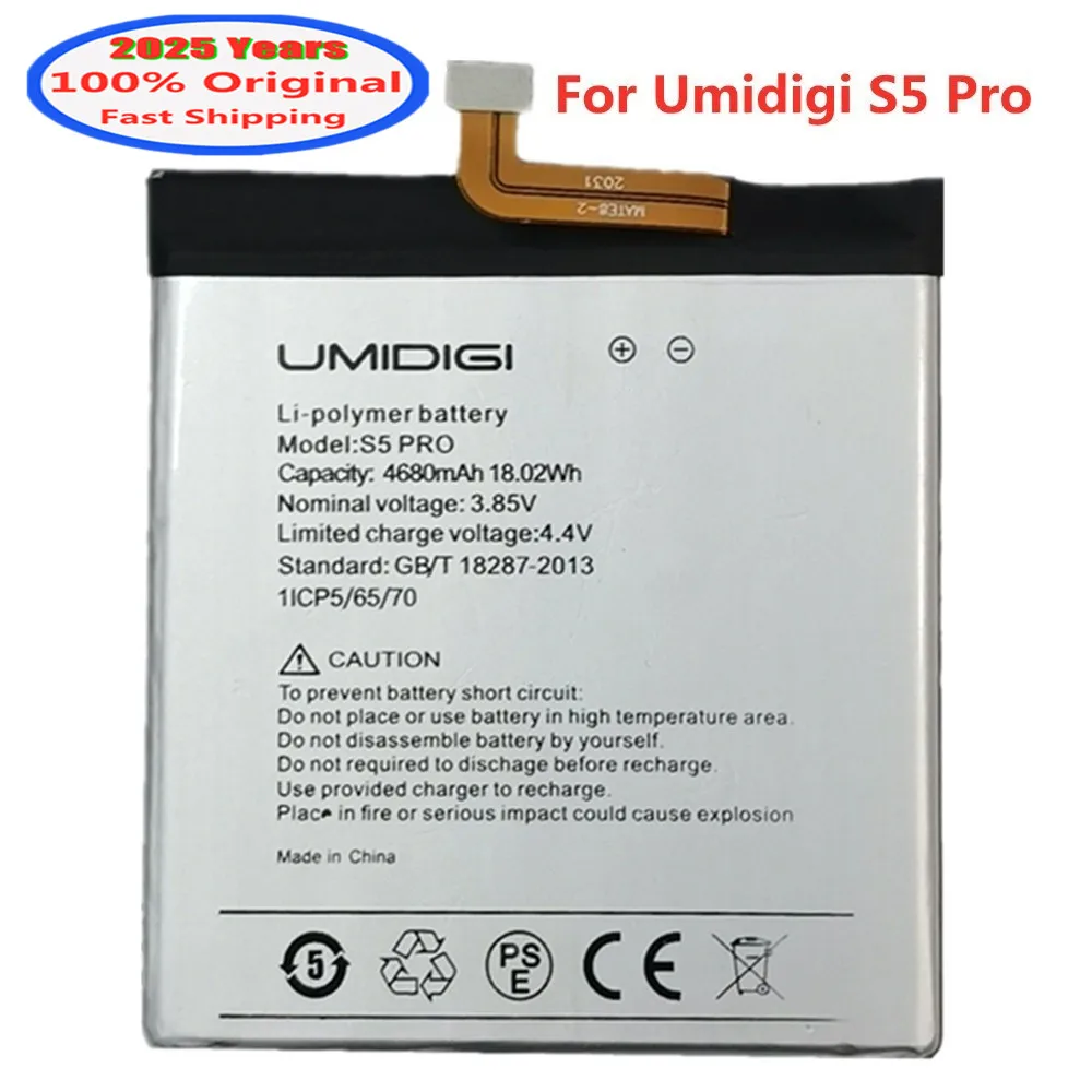 Новинка 2025 года, 100% оригинальная батарея UMI для Umidigi S5 Pro S5Pro, 4680 мАч, сменная батарея для мобильного телефона, батареи Bateria
Новинка 2025 года, 100% оригинальная батарея UMI для Umidigi S5 Pro S5Pro, 4680 мАч, сменная батарея для мобильного телефона, батареи Bateria