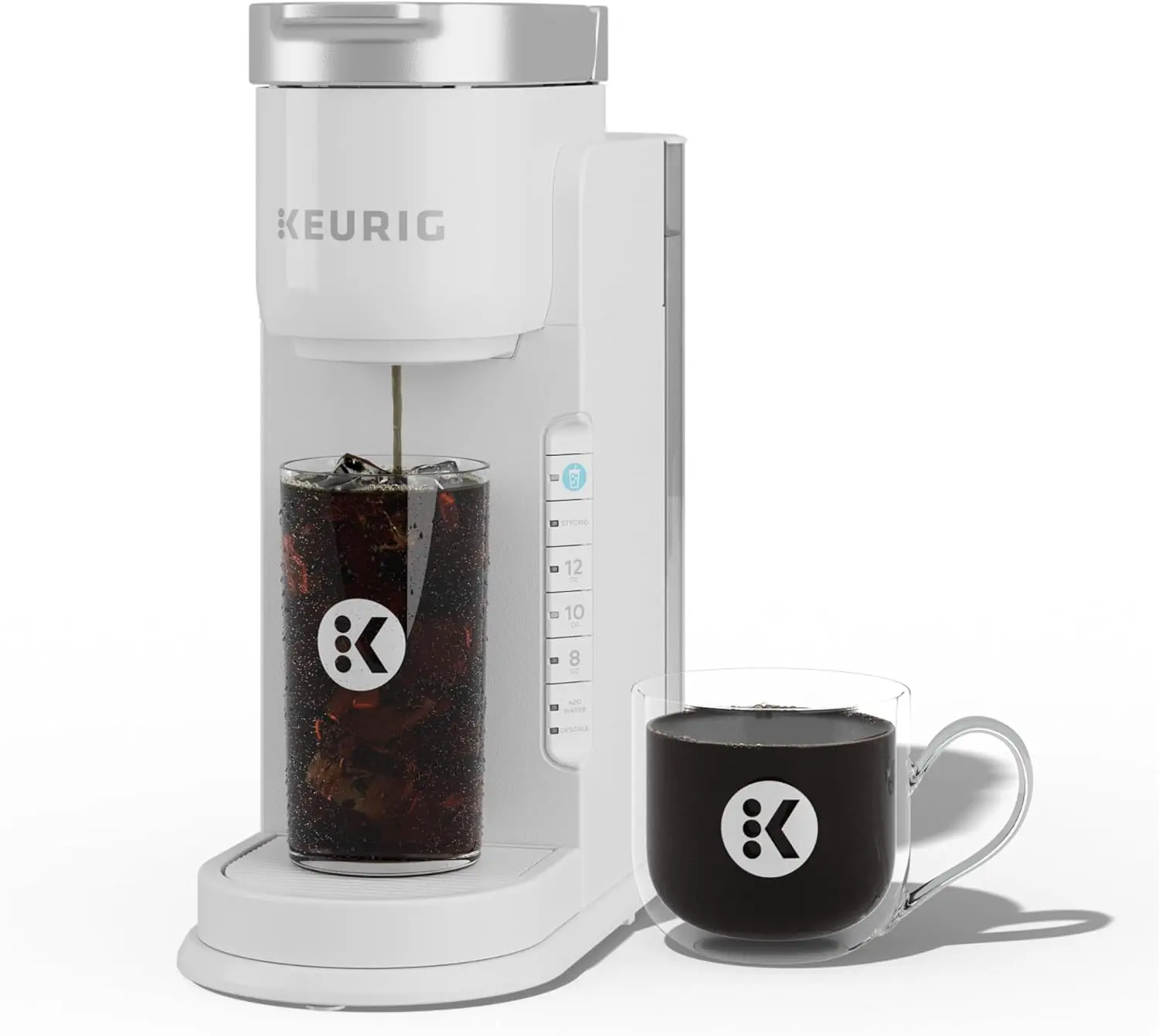 K Iced Coffee Maker Single Serve K Cup Pod Iced Coffee Maker With Hot and Cold Coffee Capabilities Brews Any K Cup Pod White
K Iced Coffee Maker Single Serve K Cup Pod Iced Coffee Maker With Hot and Cold Coffee Capabilities Brews Any K Cup Pod White