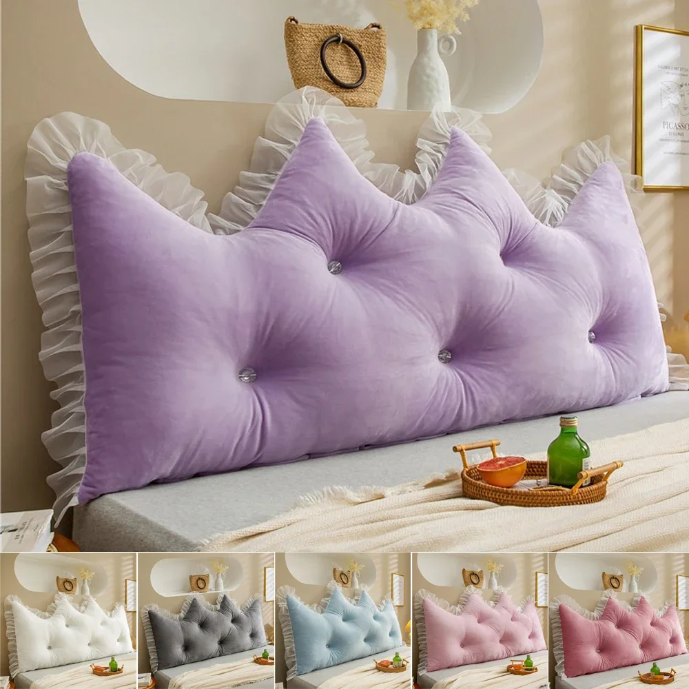 Removable European Style Princess Bedside Pillow Soft Tatami Mat Back Support Large Bedroom Pillowcase Decorative Cushion
Removable European Style Princess Bedside Pillow Soft Tatami Mat Back Support Large Bedroom Pillowcase Decorative Cushion