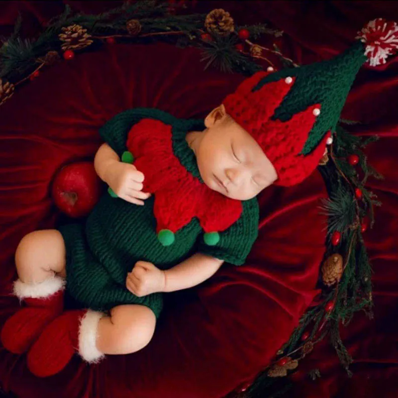 Christmas baby photography outfit photo props 3-6 month infant costume set holiday red green hat with opm kids xmas clothes
Christmas baby photography outfit photo props 3-6 month infant costume set holiday red green hat with opm kids xmas clothes