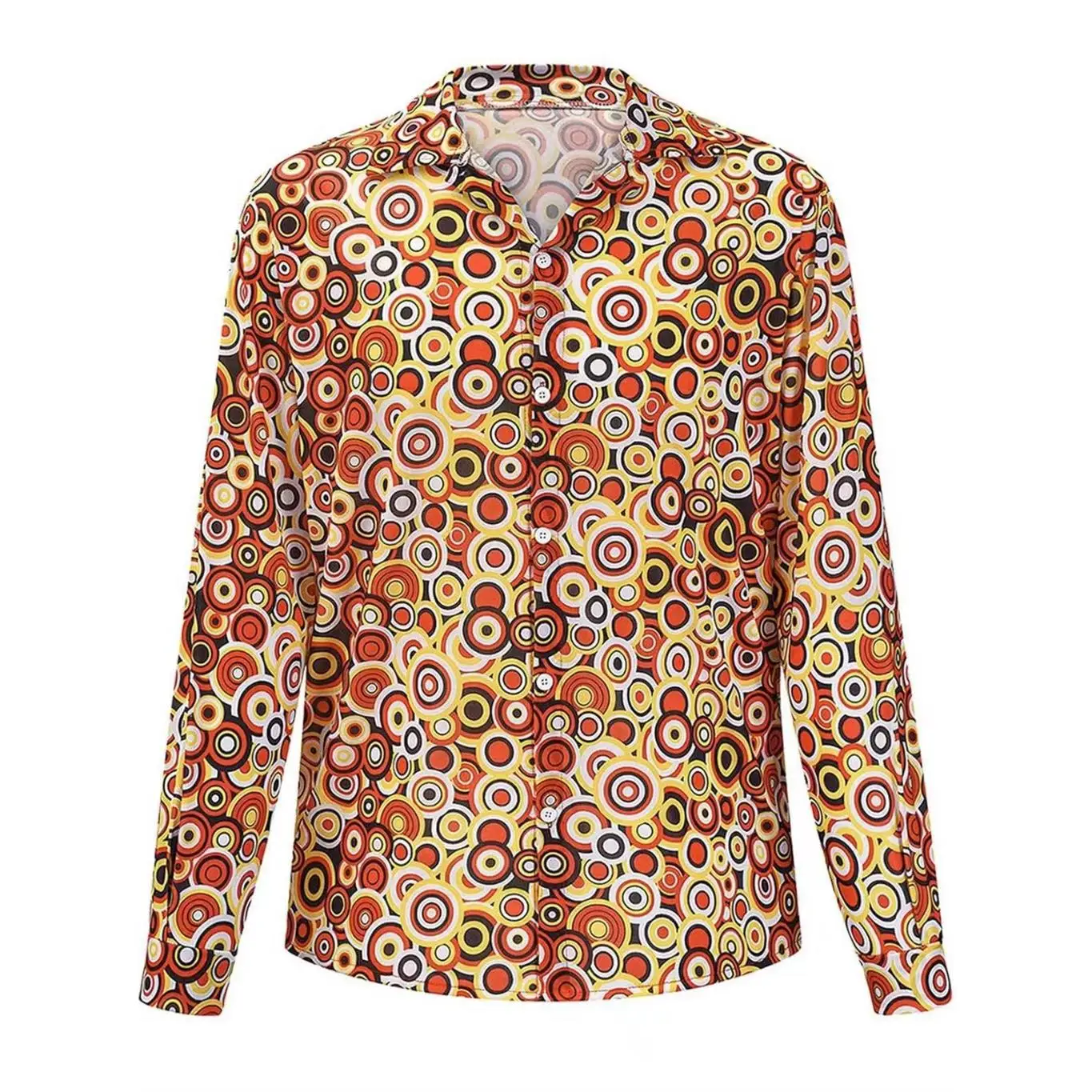 Disco Floral Print Shirt Men's Halloween 70's Style Retro Clothing High Color Fastness Long Sleeve Cleanfit Polyester Fiber
Disco Floral Print Shirt Men's Halloween 70's Style Retro Clothing High Color Fastness Long Sleeve Cleanfit Polyester Fiber