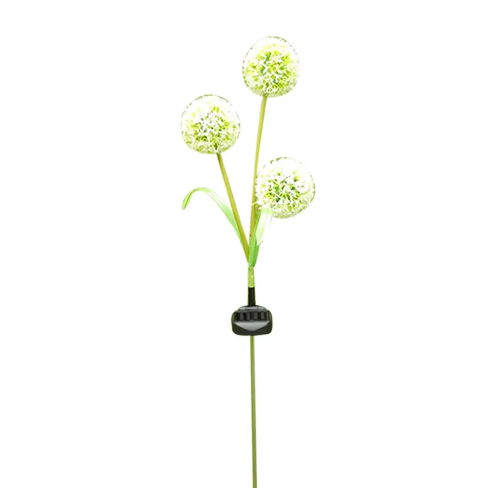 Solar Powered Lawn Lamp 3 Led Dandelion Shaped Ground Plug Light For Garden Yard Patio Creamy-White Outdoor Landscape
Solar Powered Lawn Lamp 3 Led Dandelion Shaped Ground Plug Light For Garden Yard Patio Creamy-White Outdoor Landscape