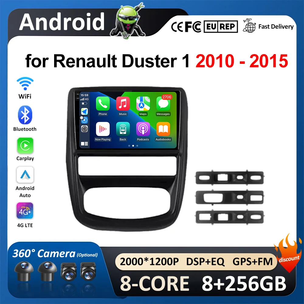 Автомобильный мультимедийный плеер для Renault Duster 1, 2010, 2011, 2012, 2013, 2014, 2015, 2.5D + IPS экран, GPS, Wi-Fi, Bluetooth, 4G
Автомобильный мультимедийный плеер для Renault Duster 1, 2010, 2011, 2012, 2013, 2014, 2015, 2.5D + IPS экран, GPS, Wi-Fi, Bluetooth, 4G