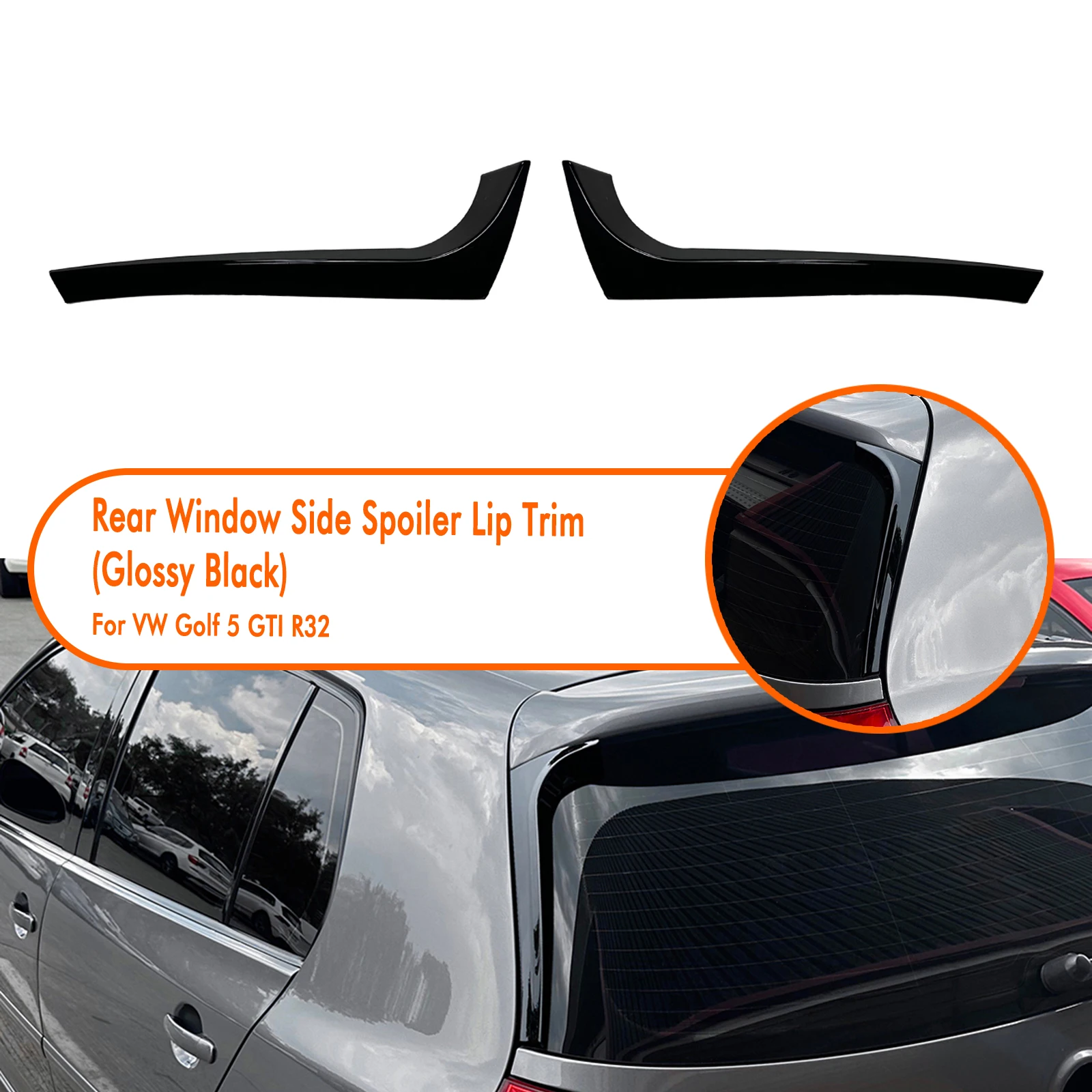 For Volkswagen VW Golf 5 GTI R32 Hatchback 2005-2009 Rear Side Spoiler Trim Wing Tail Window Lid
For Volkswagen VW Golf 5 GTI R32 Hatchback 2005-2009 Rear Side Spoiler Trim Wing Tail Window Lid
