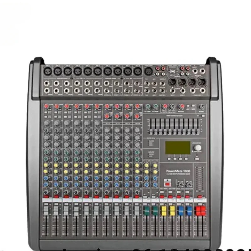 Power Mate PM1000-3 Professional Sound Mixing Mixer Console Sound Effects 48 Volt Phantom Power 1000W* 2 Power Amplifier
Power Mate PM1000-3 Professional Sound Mixing Mixer Console Sound Effects 48 Volt Phantom Power 1000W* 2 Power Amplifier