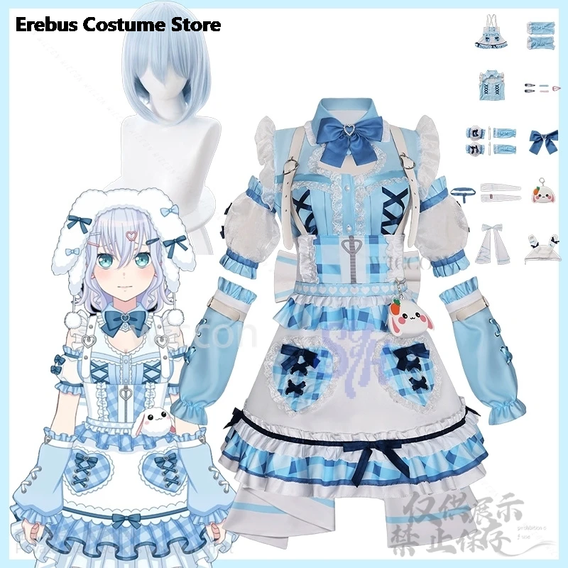 Kurata Mashiro Cosplay BanG Dream Anime Costume Kawaii Baby Blue Jsk Lolita Sweet Furry Dog Hat Jirai Kei Girls Halloween Party
Kurata Mashiro Cosplay BanG Dream Anime Costume Kawaii Baby Blue Jsk Lolita Sweet Furry Dog Hat Jirai Kei Girls Halloween Party