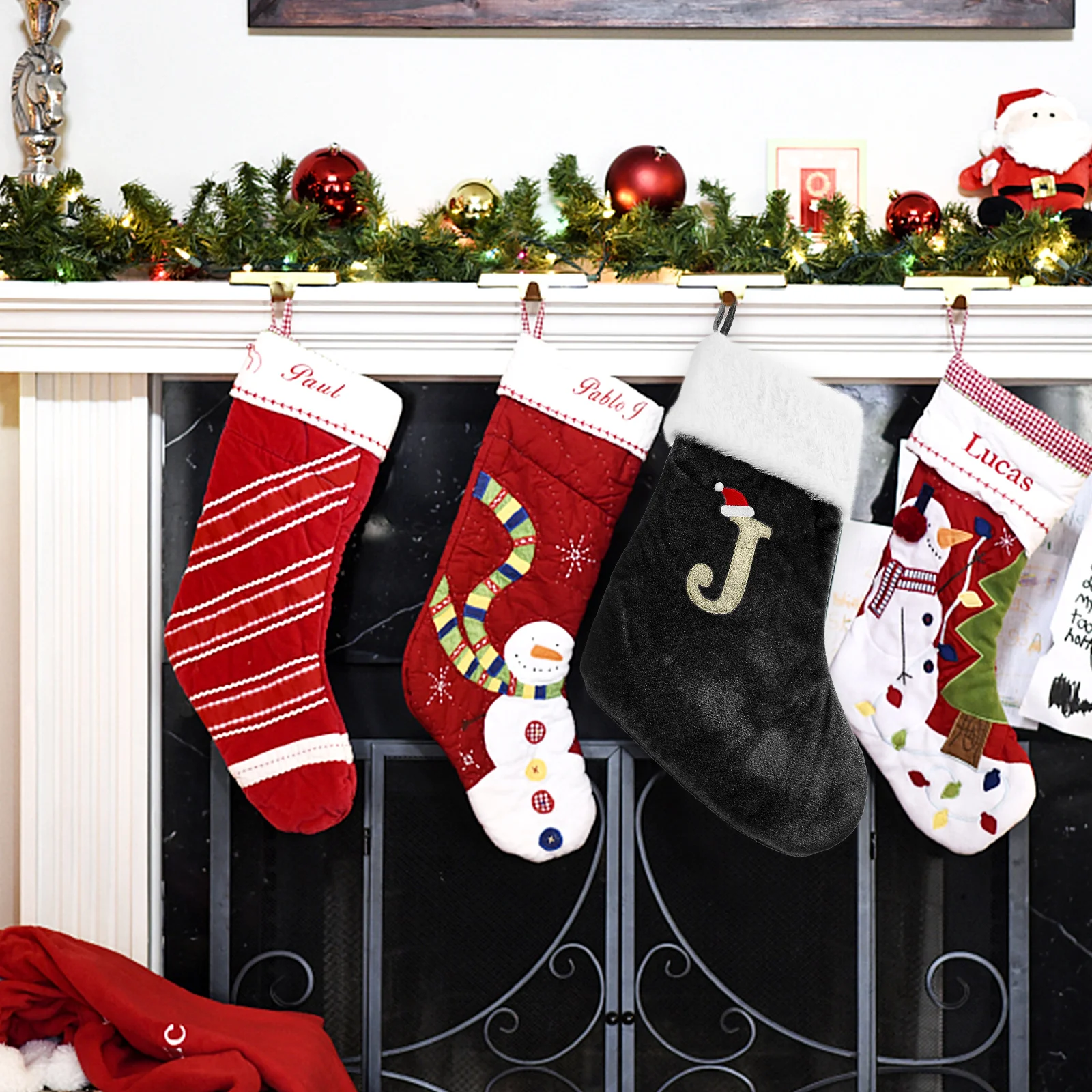 Decorative Socks Christmas Stockings Decoration Home Ornaments Holiday Embroidered
Decorative Socks Christmas Stockings Decoration Home Ornaments Holiday Embroidered