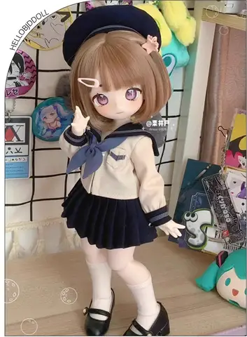 2025 New BJD 2 Yuan bjd Doll 1/6 Female Bear Girl Premium Resin movable Doll Fat figure girl makeup Spot makeup free shipping