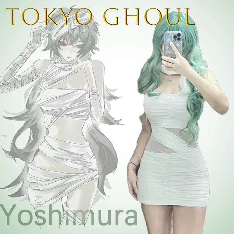 KingTokyo аниме косплей парик зеленый градиент длинные парики Ghoul Yoshimura Eto одноглазый для женщин мужчин праздничный костюм аксессуары для волос
KingTokyo аниме косплей парик зеленый градиент длинные парики Ghoul Yoshimura Eto одноглазый для женщин мужчин праздничный костюм аксессуары для волос