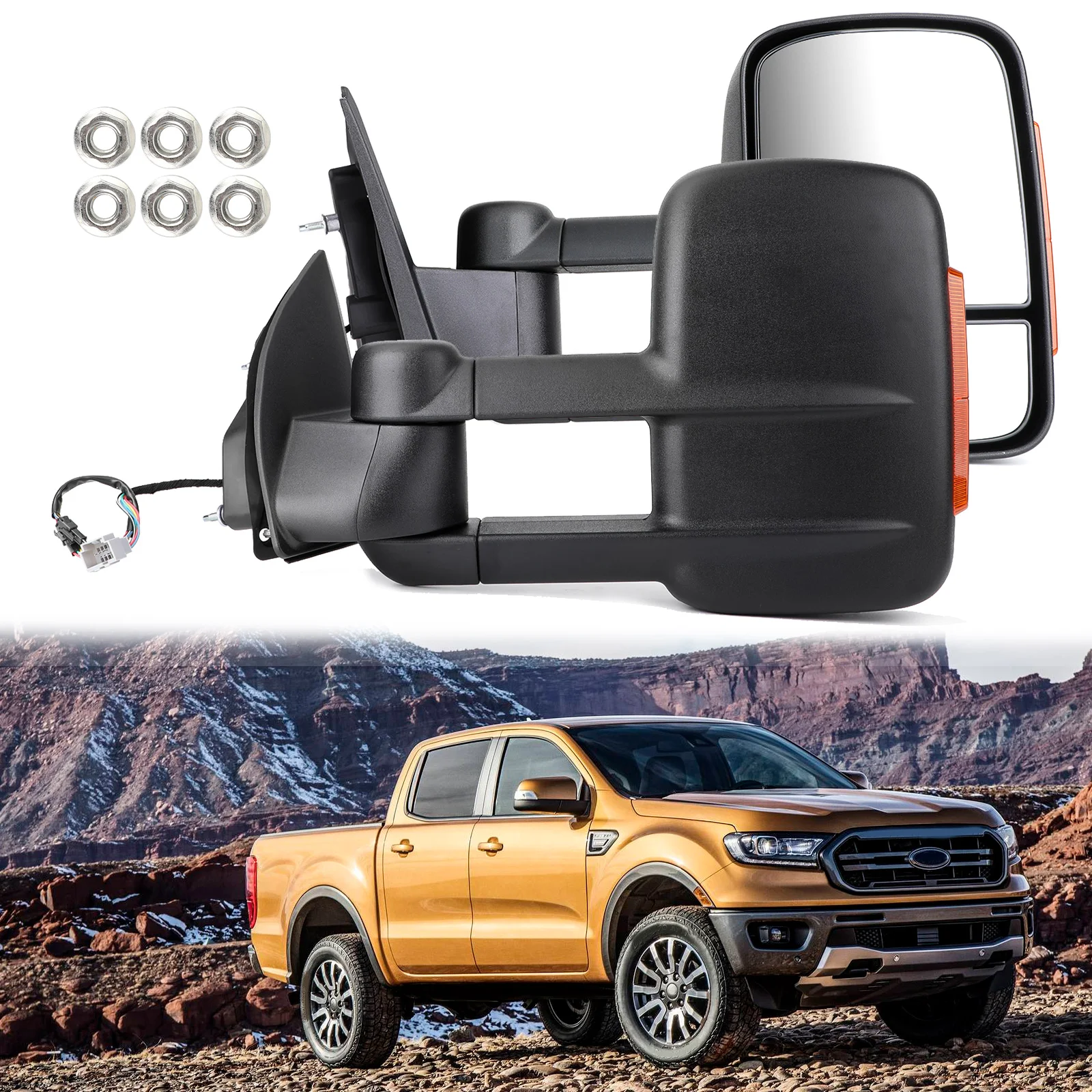 Side Mirror Towing Mirror For Ford Ranger 2012-on For EVEREST 2015+ Left Hand Drive LED Signal Light Mirror
Side Mirror Towing Mirror For Ford Ranger 2012-on For EVEREST 2015+ Left Hand Drive LED Signal Light Mirror