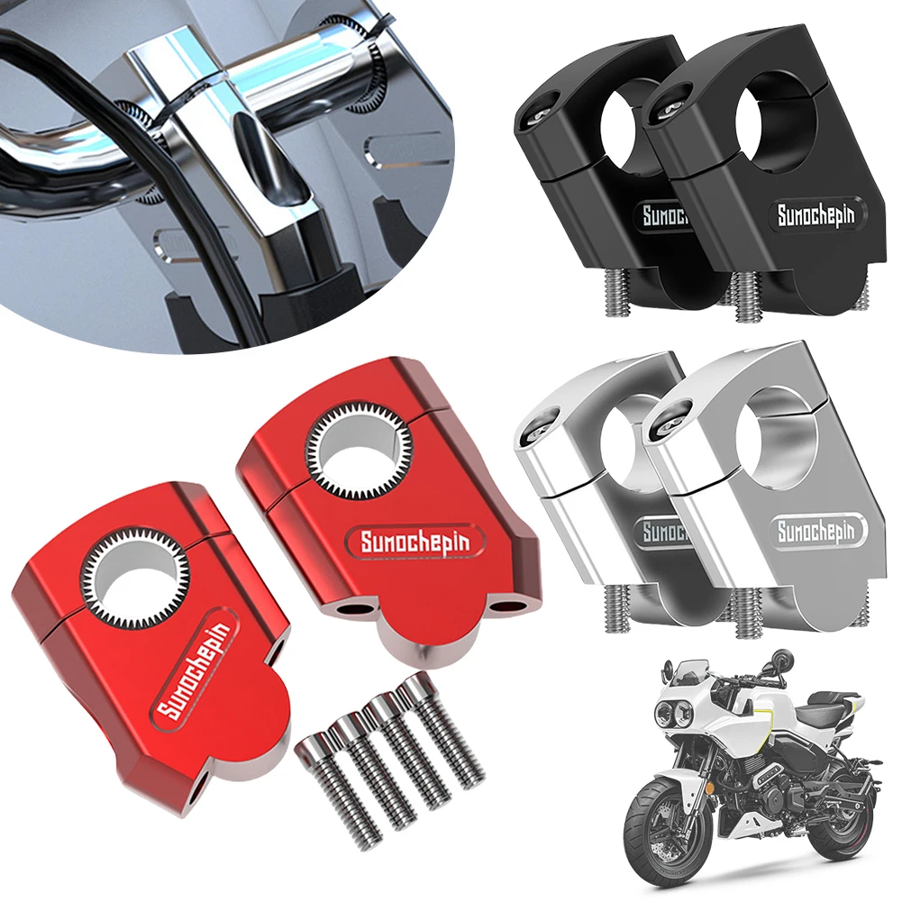 Motorcycle Handlebar Riser Bar Mount Handle Clamp 28mm 22mm Aluminum Alloy Motorcycle Riser Mount Clamp Adapter
Motorcycle Handlebar Riser Bar Mount Handle Clamp 28mm 22mm Aluminum Alloy Motorcycle Riser Mount Clamp Adapter
