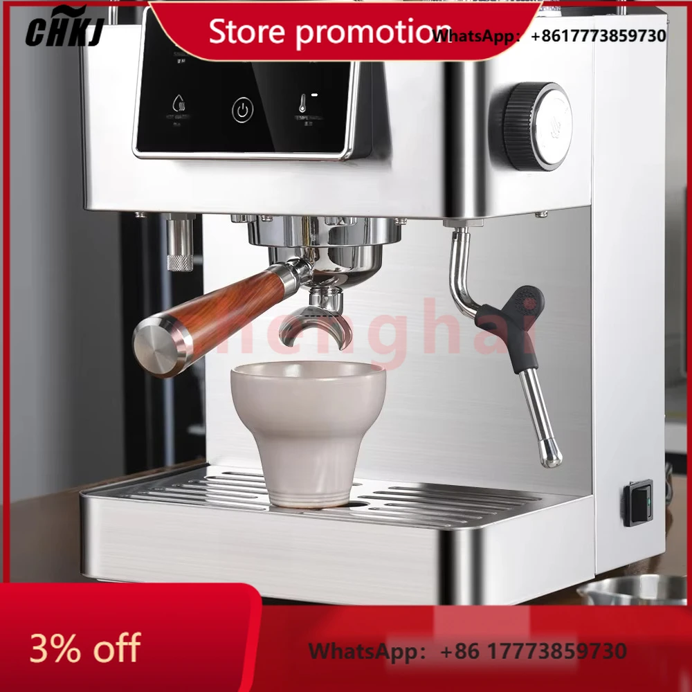 CHKJ-2025NEWКоммерческая большая кофемашина для заваривания кофе из нержавеющей стали, полуавтоматическая кофеварка для эспрессо на 15 бар
CHKJ-2025NEWКоммерческая большая кофемашина для заваривания кофе из нержавеющей стали, полуавтоматическая кофеварка для эспрессо на 15 бар