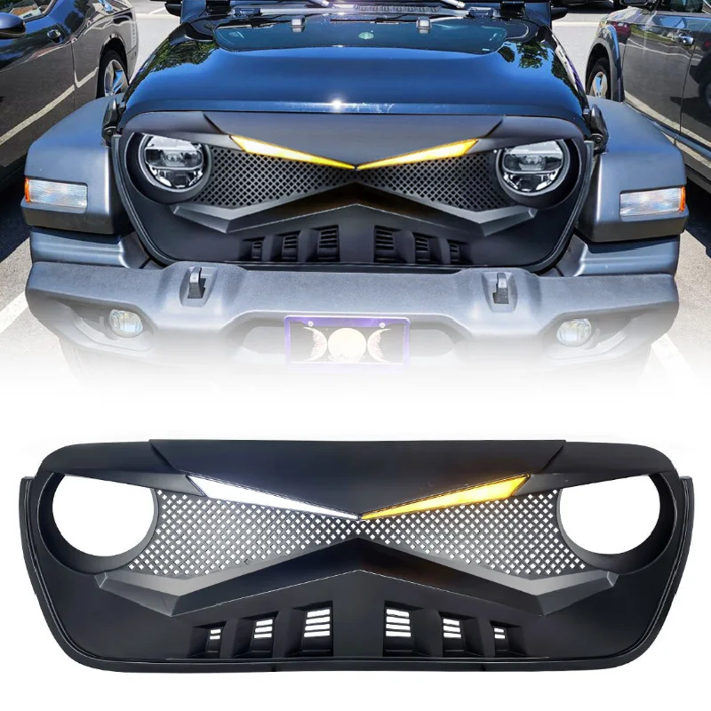 Racing Grills For 2018-2023 Jeep Jl Jt Knight Model Grill Grille Modification Off-road Vehicles Trim Front Bumper
Racing Grills For 2018-2023 Jeep Jl Jt Knight Model Grill Grille Modification Off-road Vehicles Trim Front Bumper
