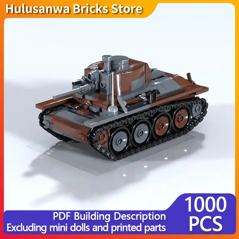38(t) Military Tanks Model MOC Building Bricks War Equipment Modular Technology Gifts Holiday Assemble Children Toys Suit
38(t) Military Tanks Model MOC Building Bricks War Equipment Modular Technology Gifts Holiday Assemble Children Toys Suit
