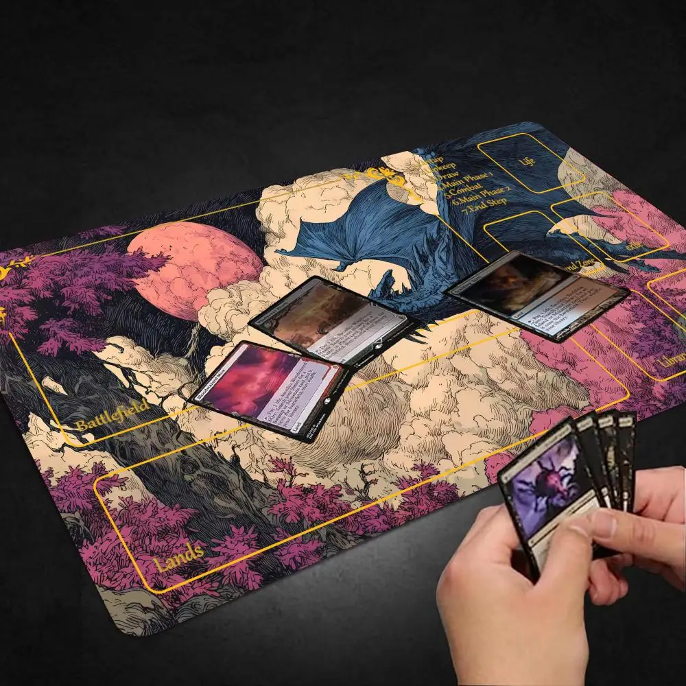 Mouse Pad Card Playmat Stitched with Magic Zones Game Mats Tabletop rug Card Battles Commander Gaming Duel deskmat Beginner
Mouse Pad Card Playmat Stitched with Magic Zones Game Mats Tabletop rug Card Battles Commander Gaming Duel deskmat Beginner