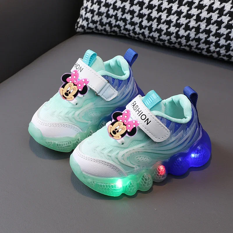 Disney Mickey Mouse Spring Autumn New Boy Toddler Shoes Minnie Girl Summer Soft Sole Lights Casual Shoes Children LED Sneakers
Disney Mickey Mouse Spring Autumn New Boy Toddler Shoes Minnie Girl Summer Soft Sole Lights Casual Shoes Children LED Sneakers