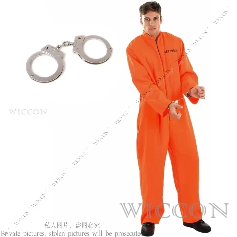 2025 22, костюм американского заключенного, брюки, мужской комбинезон для взрослых, оранжевая тюремная форма, косплей, костюм на Хэллоуин
2025 22, костюм американского заключенного, брюки, мужской комбинезон для взрослых, оранжевая тюремная форма, косплей, костюм на Хэллоуин