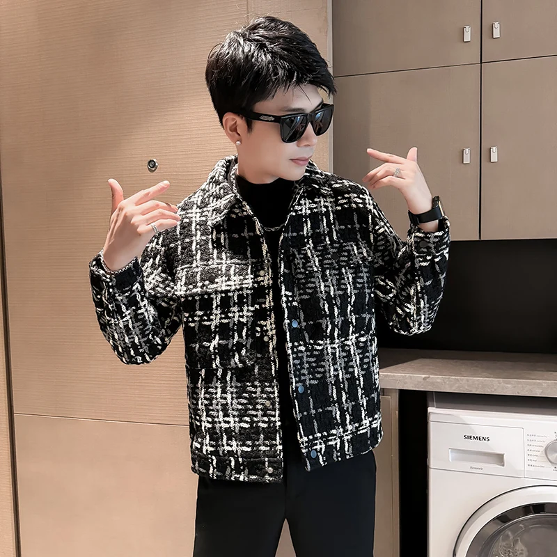 Мужская молодежная куртка из шерстяной смеси, приталенная, размер XS, в корейском стиле, универсальная верхняя одежда для мужчин, размер 60
Мужская молодежная куртка из шерстяной смеси, приталенная, размер XS, в корейском стиле, универсальная верхняя одежда для мужчин, размер 60