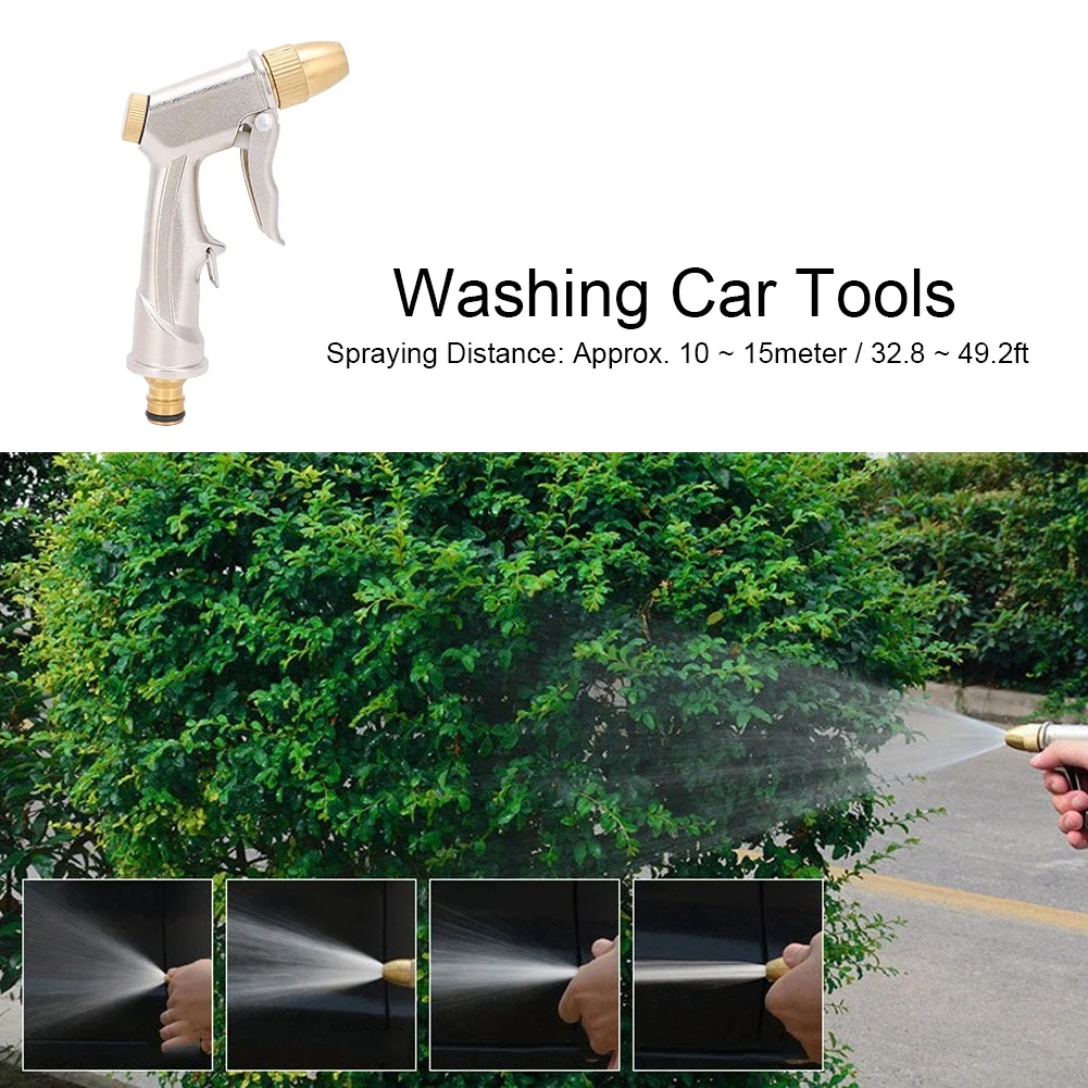 Commercial Grade All Metal High Pressure Water Gun Solid Brass Construction for Car Washing and Garden Cleaning
Commercial Grade All Metal High Pressure Water Gun Solid Brass Construction for Car Washing and Garden Cleaning