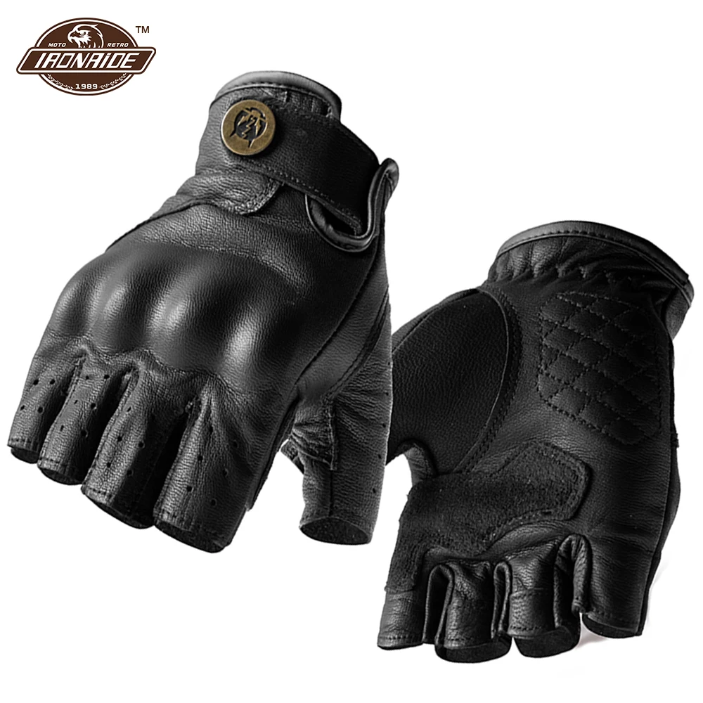 Sheepskin Motorcycle Gloves Touch Screen Fingerless Gloves Wearable Guantes Moto Non-slip Motocross Moto Half Finger Glove
Sheepskin Motorcycle Gloves Touch Screen Fingerless Gloves Wearable Guantes Moto Non-slip Motocross Moto Half Finger Glove