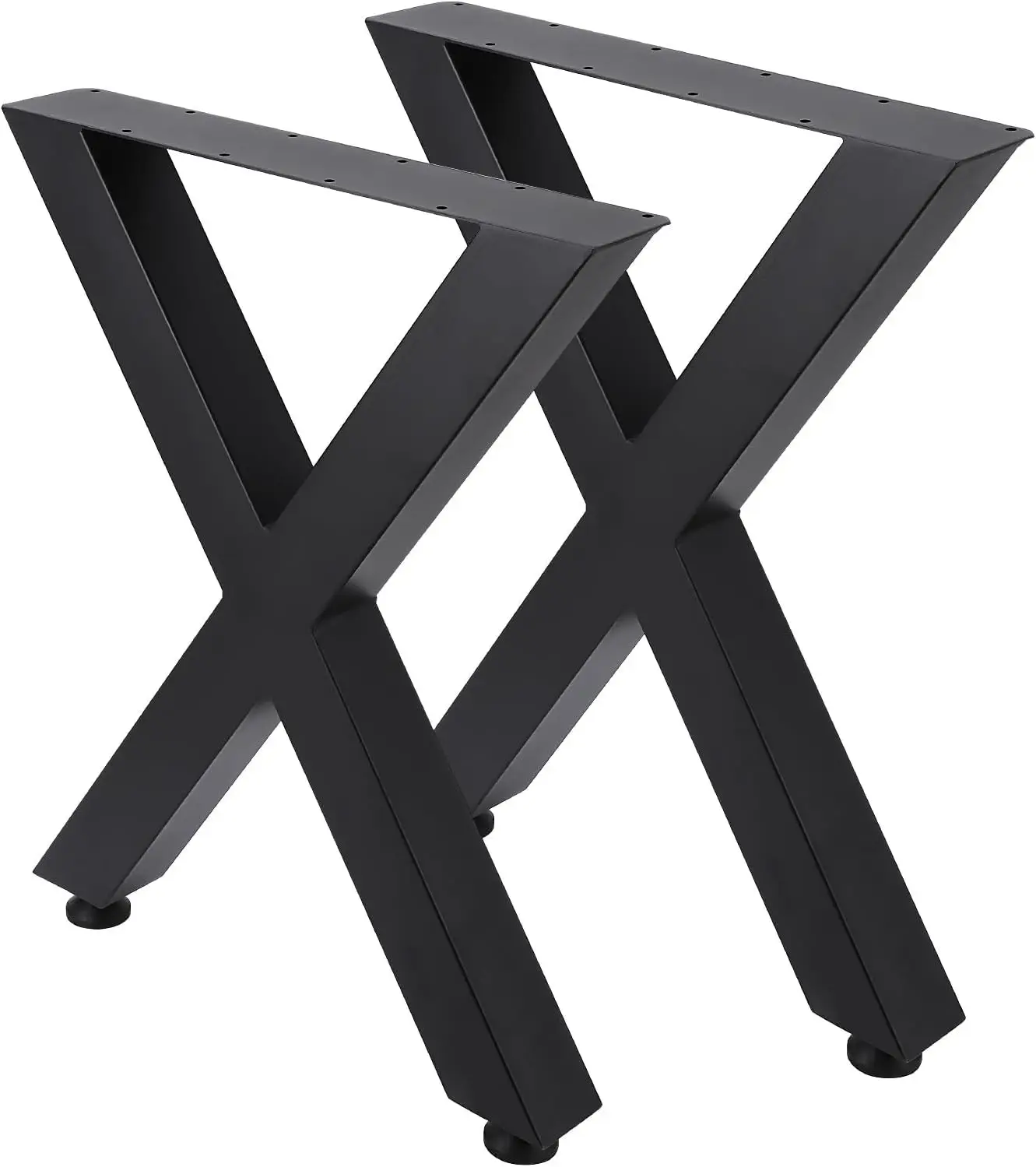 Two Black X-Style Metal Table Legs, 16 Inch Tall, 15 Inch Wide, Industrial Design For Dining Or Furniture Use
Two Black X-Style Metal Table Legs, 16 Inch Tall, 15 Inch Wide, Industrial Design For Dining Or Furniture Use