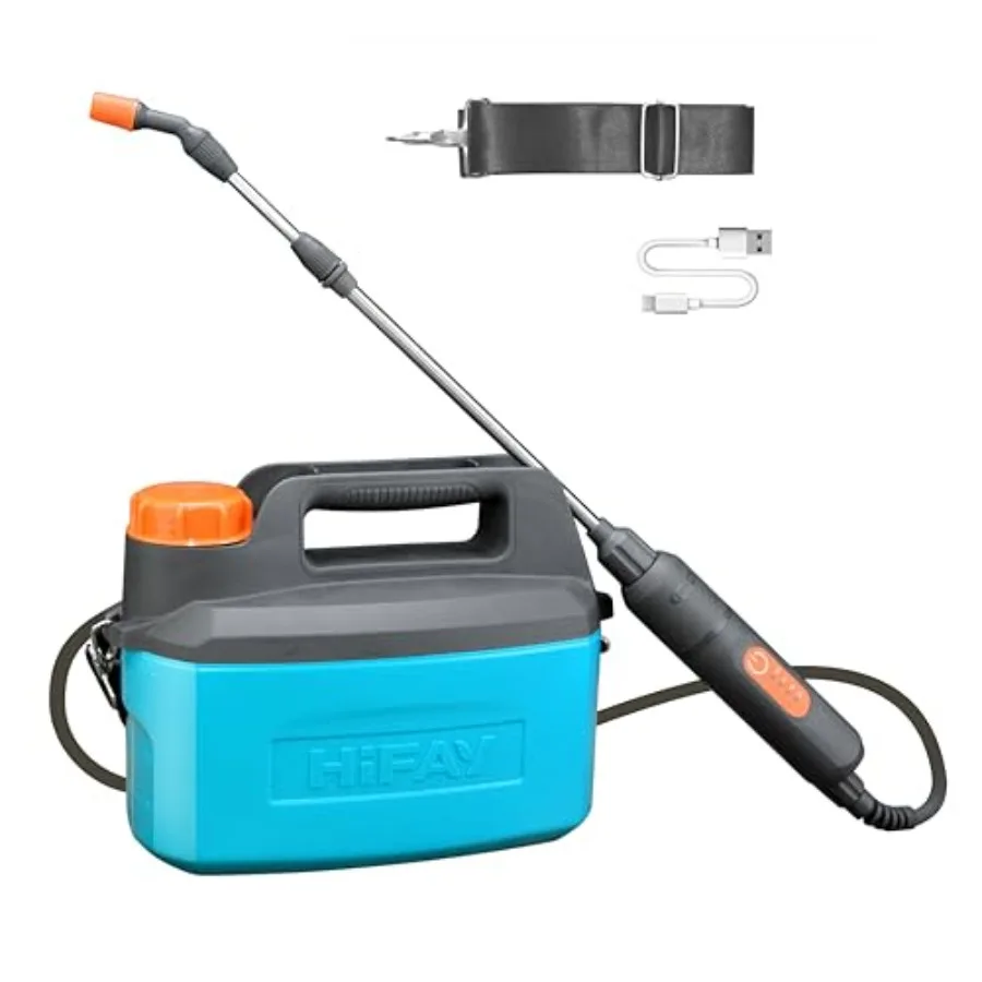 PRO Electric Sprayer 1 Gallon Built-in 4000mAh, Rechargeable Battery Powered Sprayer with Telescopic Wand, Plant Mister, Kitche
PRO Electric Sprayer 1 Gallon Built-in 4000mAh, Rechargeable Battery Powered Sprayer with Telescopic Wand, Plant Mister, Kitche