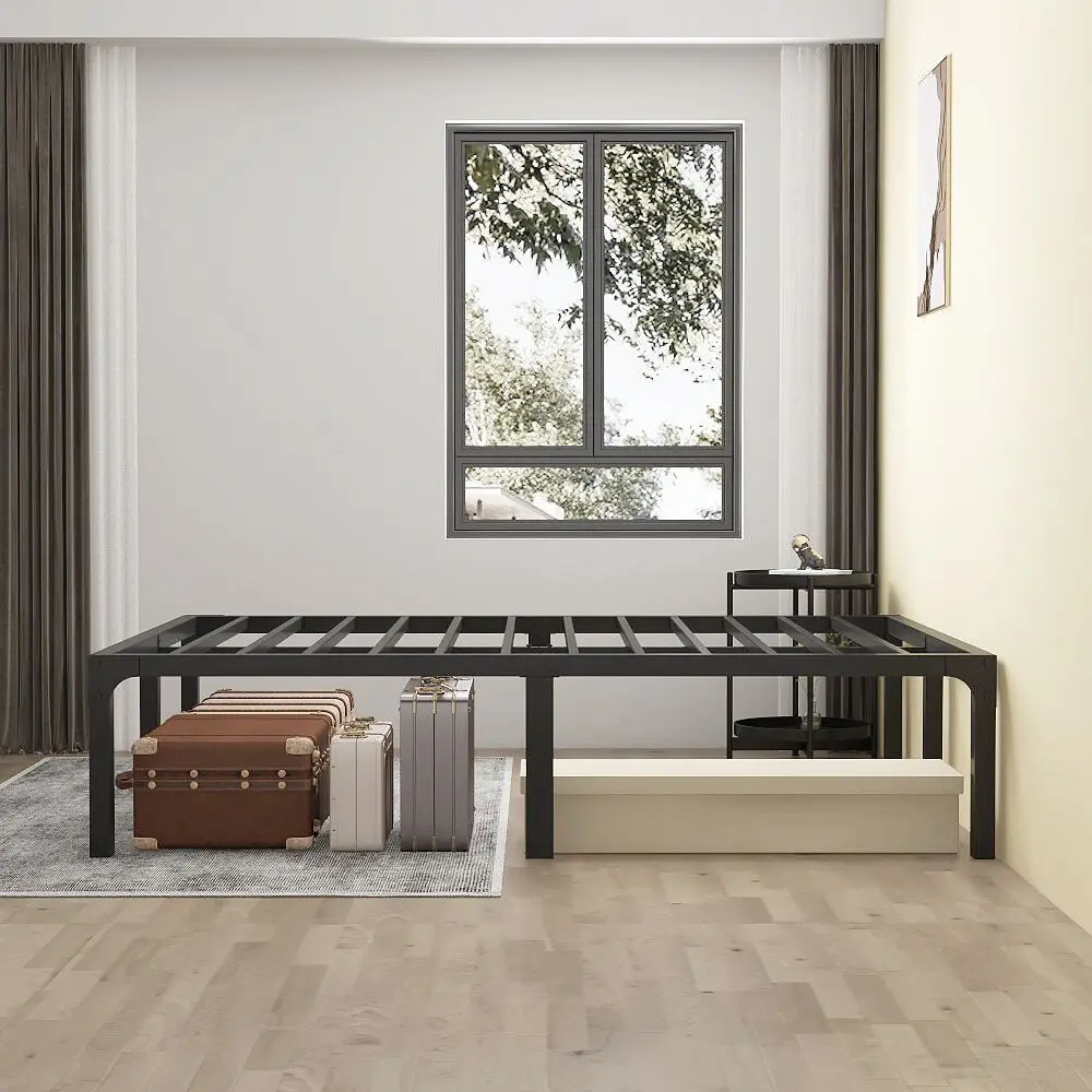 King Queen Full Twin Size Metal Bed Frame, 12 14 Inch Heavy Duty Metal Platform Bed Frame No Box Spring Needed Mattress Foundat
King Queen Full Twin Size Metal Bed Frame, 12 14 Inch Heavy Duty Metal Platform Bed Frame No Box Spring Needed Mattress Foundat