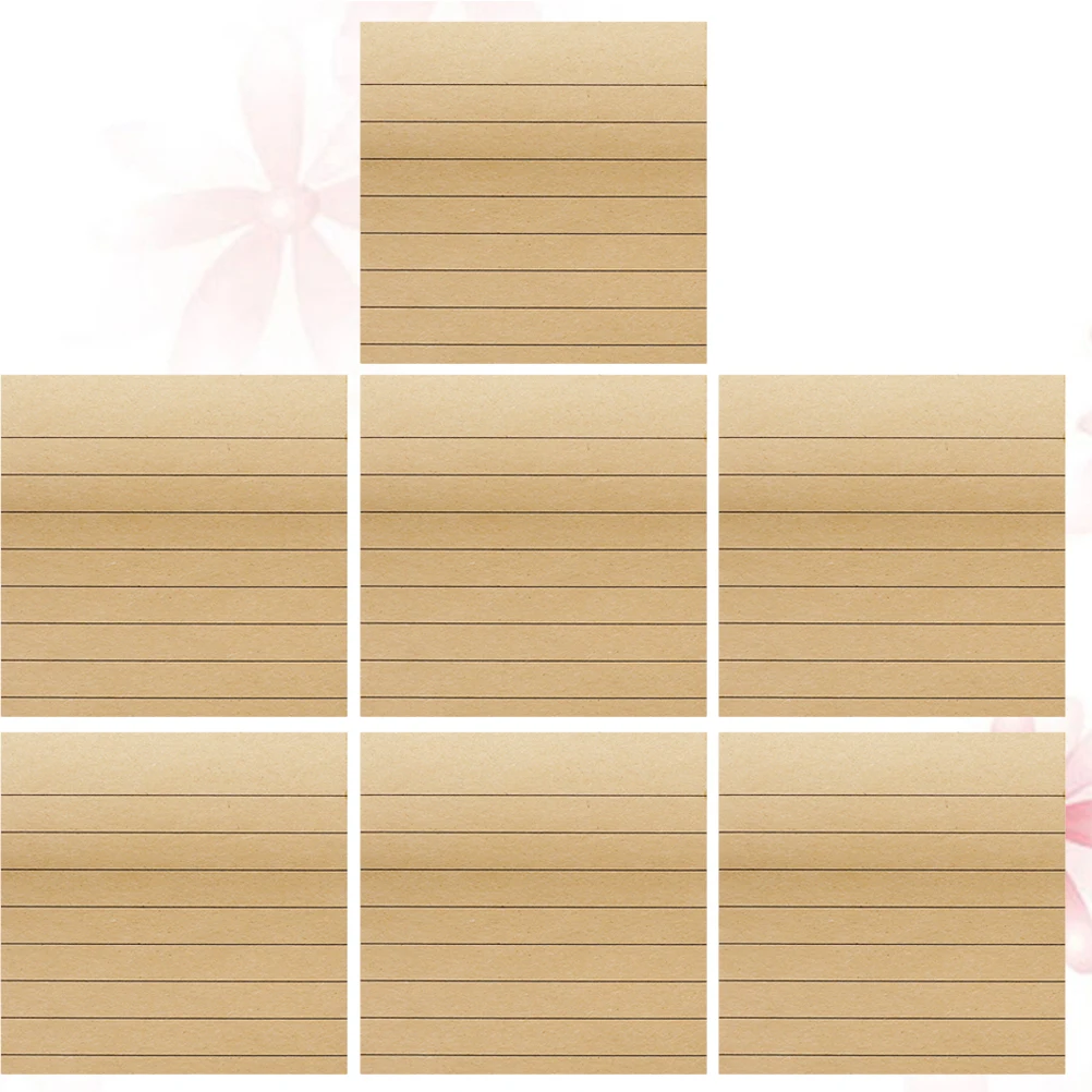 7Pcs Kraft Paper Note Eco Friendly Horizontal Line Paper Quick Message Note Office Supplies School Reminder
7Pcs Kraft Paper Note Eco Friendly Horizontal Line Paper Quick Message Note Office Supplies School Reminder