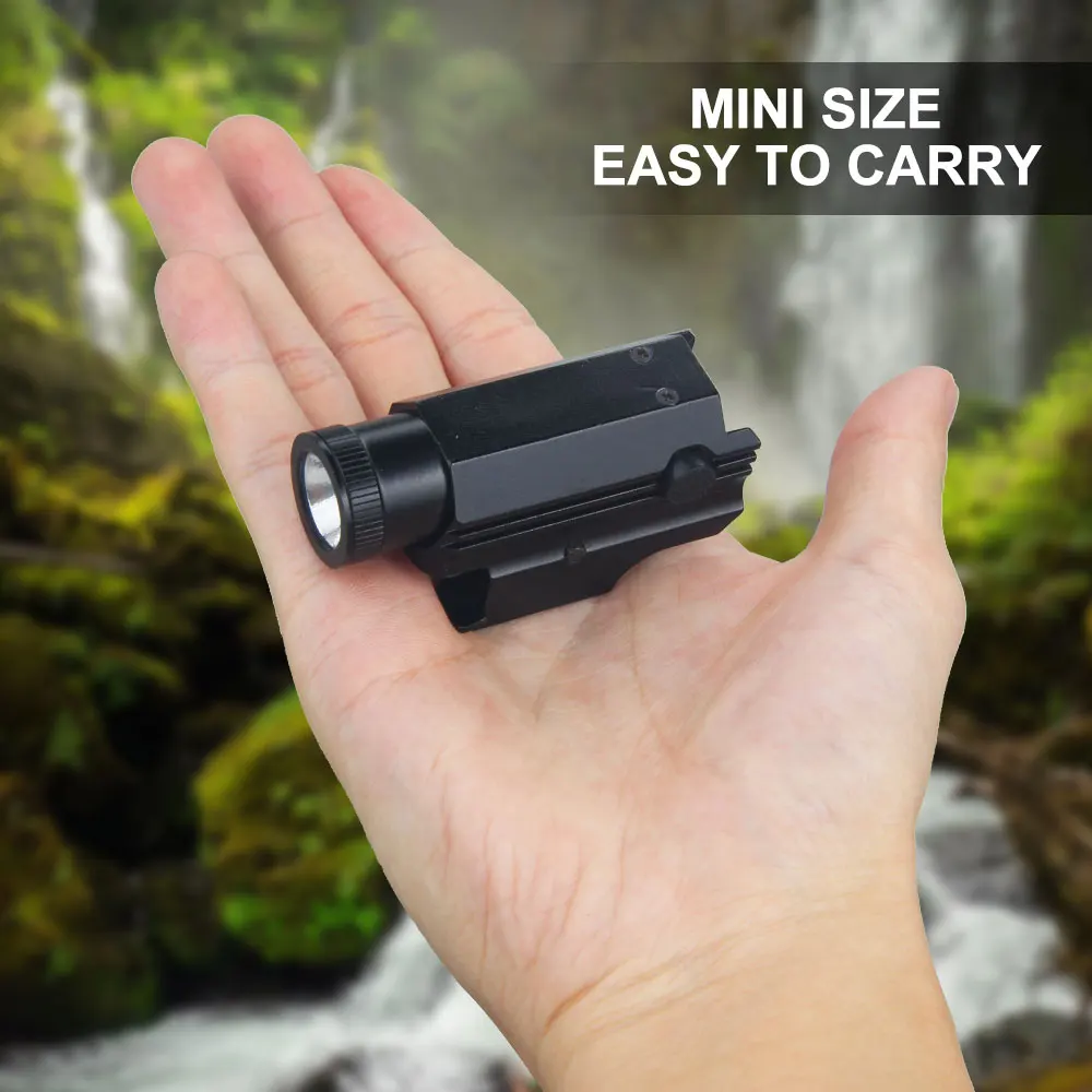 Tactical XPE-G2 LED Light Flashlight Hunting Mini Military Light for 20mm track for Glock 17 19 18C 24 Fit 20MM With battery
Tactical XPE-G2 LED Light Flashlight Hunting Mini Military Light for 20mm track for Glock 17 19 18C 24 Fit 20MM With battery