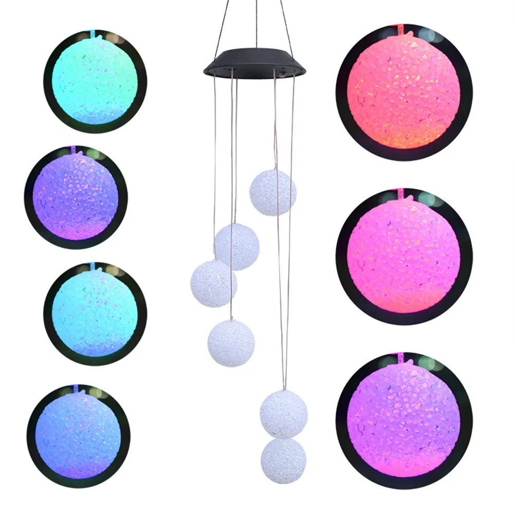 Solar Wind Chime Light Particle Ball Colorful Gradient Outdoor Hanging Lamp Garden Solar Lights Waterproof Nightlight Landscape
Solar Wind Chime Light Particle Ball Colorful Gradient Outdoor Hanging Lamp Garden Solar Lights Waterproof Nightlight Landscape