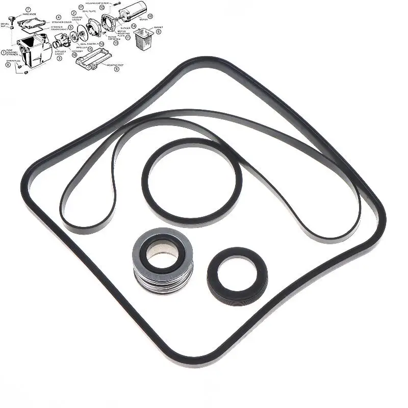 Hayward Pool Pump Shaft Seal and O Ring Repair Kit SPX1600TRA Easy Installation Kit for Home Pool Maintenance
Hayward Pool Pump Shaft Seal and O Ring Repair Kit SPX1600TRA Easy Installation Kit for Home Pool Maintenance