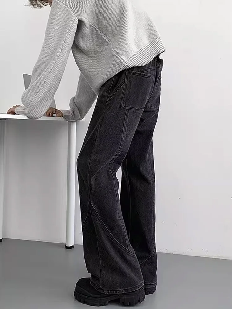 American High Street Men's Jeans CleanFit 3D Tailoring Deconstruction Loose Straight Leg MicroFlared Haome Slimming Pants 
American High Street Men's Jeans CleanFit 3D Tailoring Deconstruction Loose Straight Leg MicroFlared Haome Slimming Pants