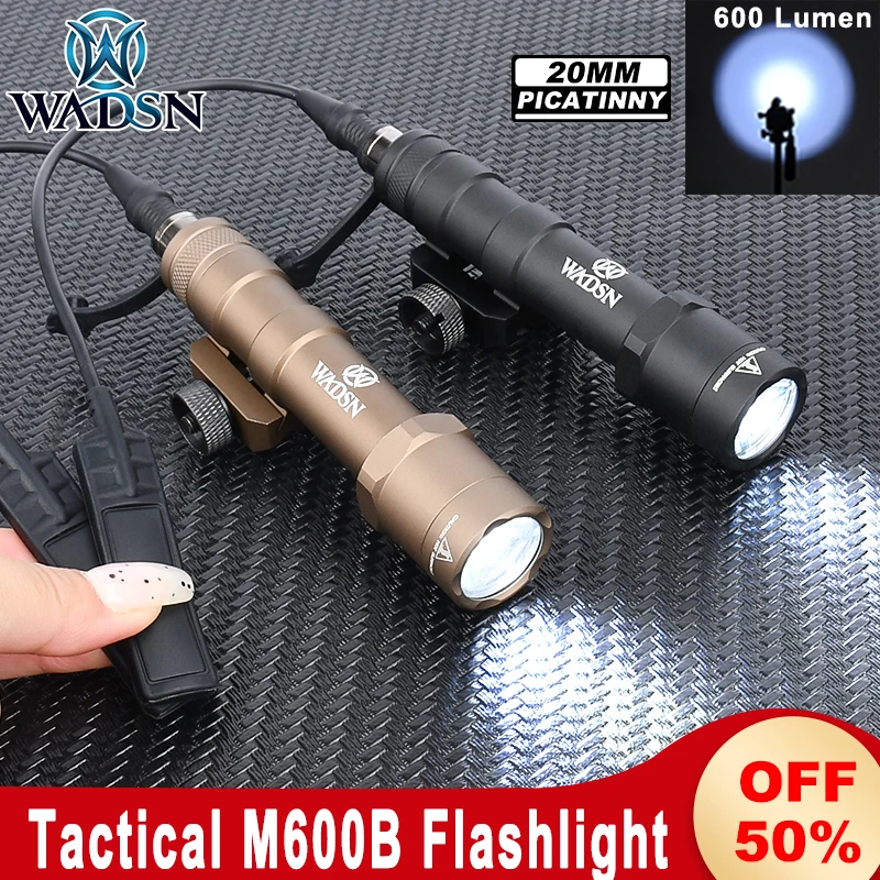 Wadsn Tactical Metal M600B Flashlight M600 LED Scout Light Airsoft Hunting Torch Control Remote Pressure Switch Fit 20mm Rail
Wadsn Tactical Metal M600B Flashlight M600 LED Scout Light Airsoft Hunting Torch Control Remote Pressure Switch Fit 20mm Rail