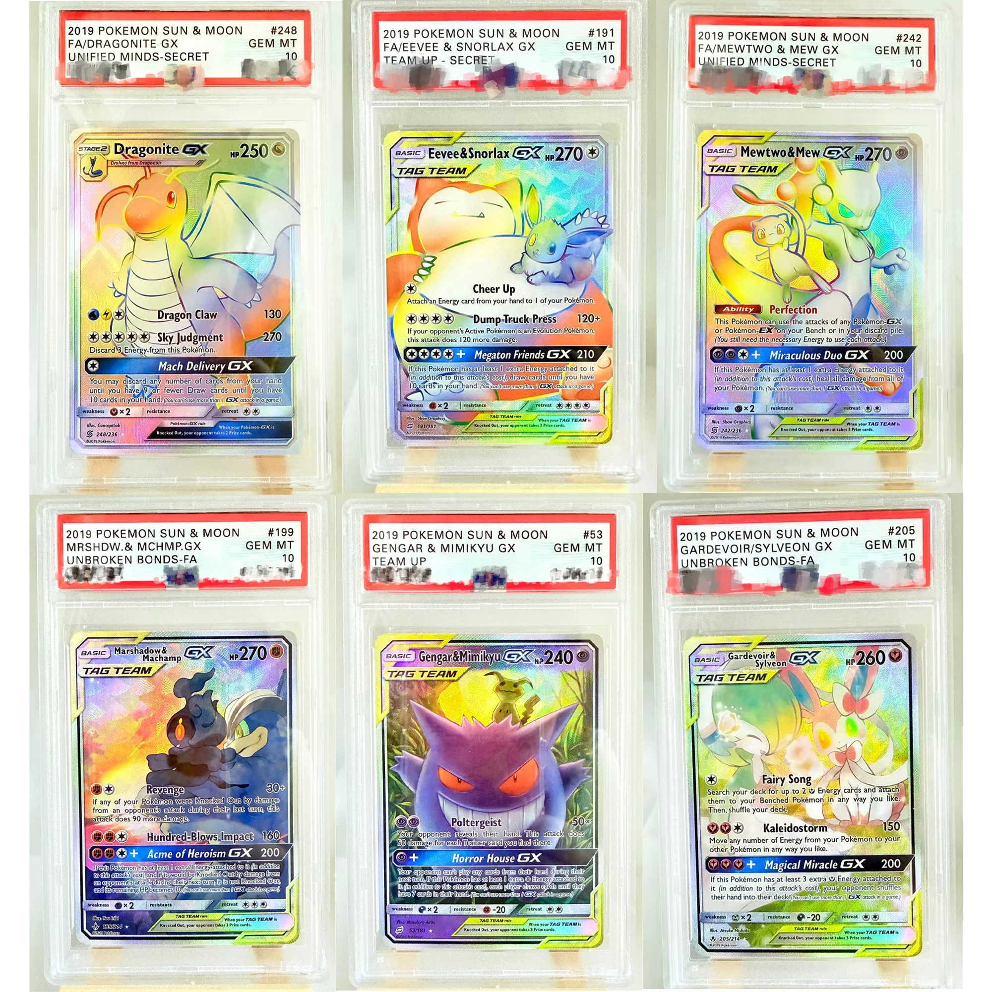 Коллекционная карточка PTCG (версия Copy) с персонажами Dragonite, Snorlax, Gengar, Mewtwo, Sylveon — классическая аниме-коллекция
Коллекционная карточка PTCG (версия Copy) с персонажами Dragonite, Snorlax, Gengar, Mewtwo, Sylveon — классическая аниме-коллекция