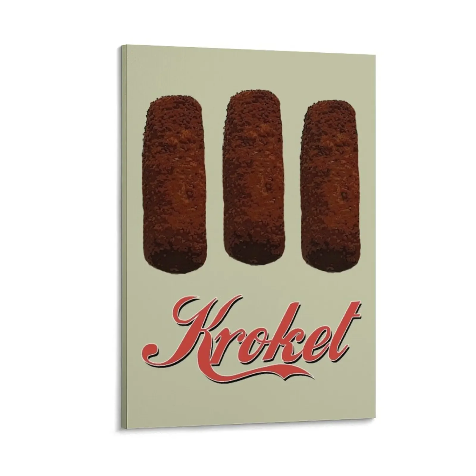 Kroket Dutch Frituur Snack Design Based on Andy Warhol's 3 Coke Bottles Canvas Painting posters for wall bedroom decor
Kroket Dutch Frituur Snack Design Based on Andy Warhol's 3 Coke Bottles Canvas Painting posters for wall bedroom decor