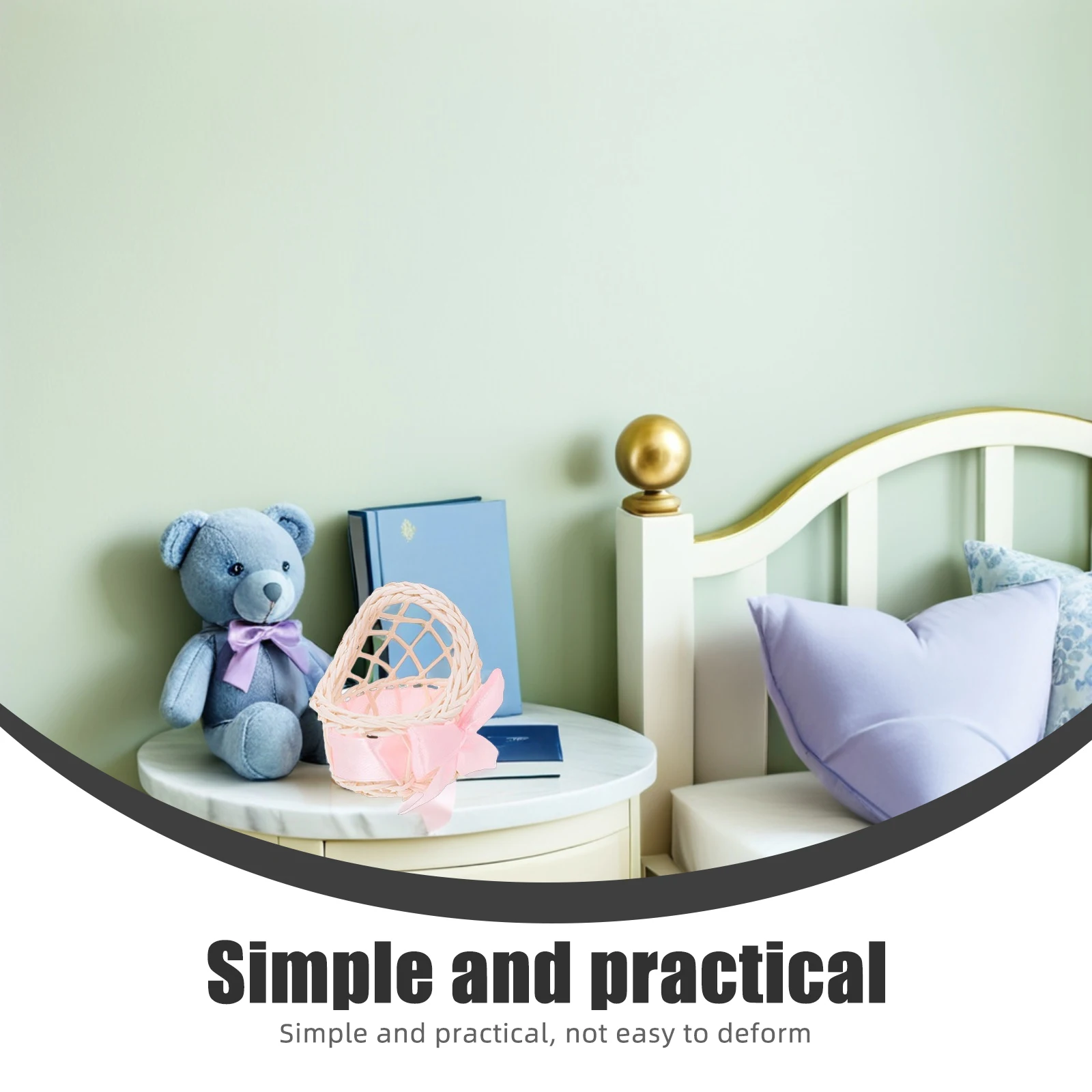 6pcs Miniature Flower Basket Decor Hand Woven Resin For House Supplies Micro Scene Props Kids Gift Mini House Ornament Craft
6pcs Miniature Flower Basket Decor Hand Woven Resin For House Supplies Micro Scene Props Kids Gift Mini House Ornament Craft