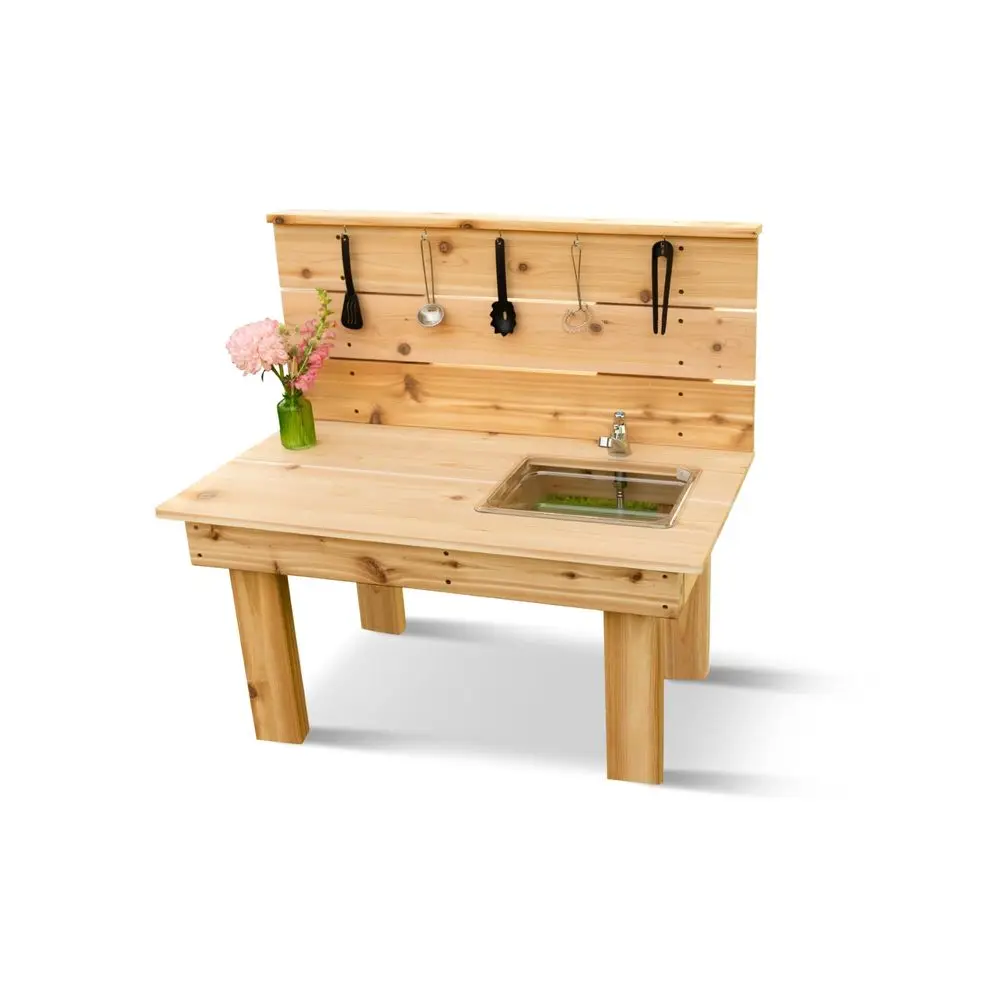 Toys Mini Mud Kitchen with Functional Sink for Kids Pretend Play Toddler Table with Running Water Outdoor Playset Working Sink
Toys Mini Mud Kitchen with Functional Sink for Kids Pretend Play Toddler Table with Running Water Outdoor Playset Working Sink