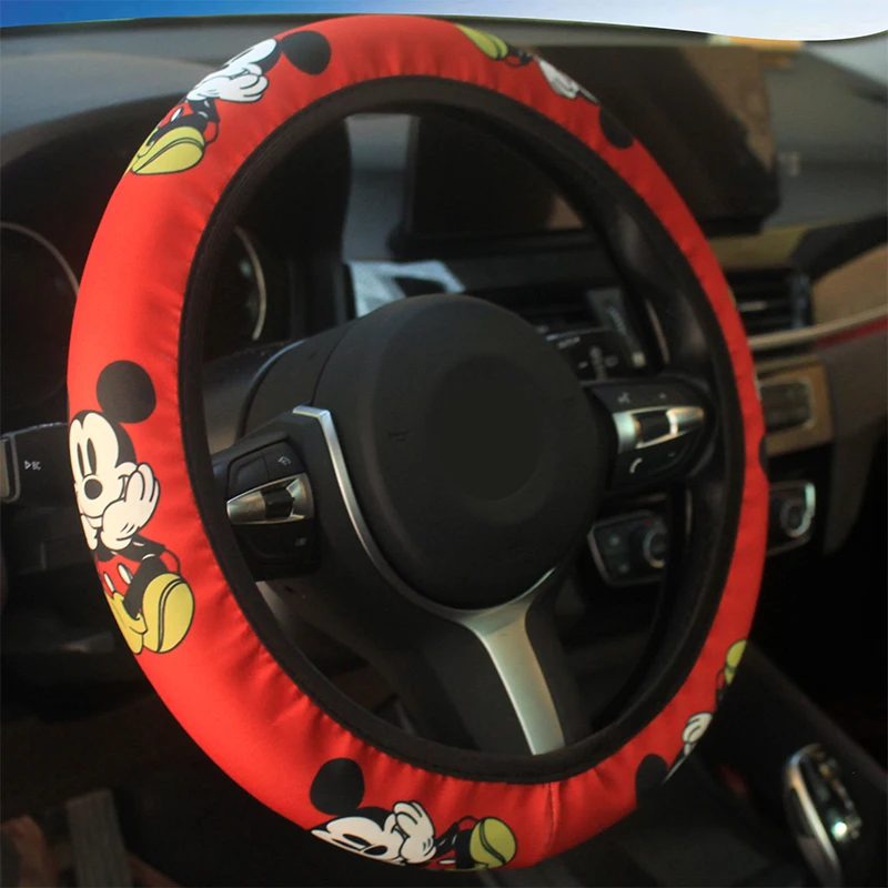 Disney Mickey Car Steering Wheel Cover Anime Universal 38cm Breathable Non-slip Steering Cover Car Decoration Accessories Gifts
Disney Mickey Car Steering Wheel Cover Anime Universal 38cm Breathable Non-slip Steering Cover Car Decoration Accessories Gifts