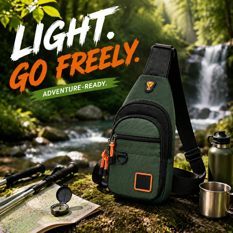 Multifunctional Men's Crossbody Bag, Waterproof Sports Shoulder Pack for Outdoor Hiking, Cycling and Daily Travel
Multifunctional Men's Crossbody Bag, Waterproof Sports Shoulder Pack for Outdoor Hiking, Cycling and Daily Travel